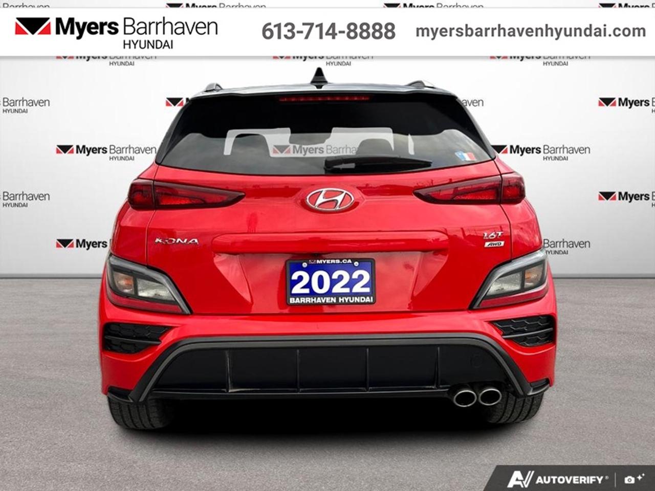 2022 Hyundai KONA 1.6T N Line AWD  -  Heated Seats - $137 B/W Photo