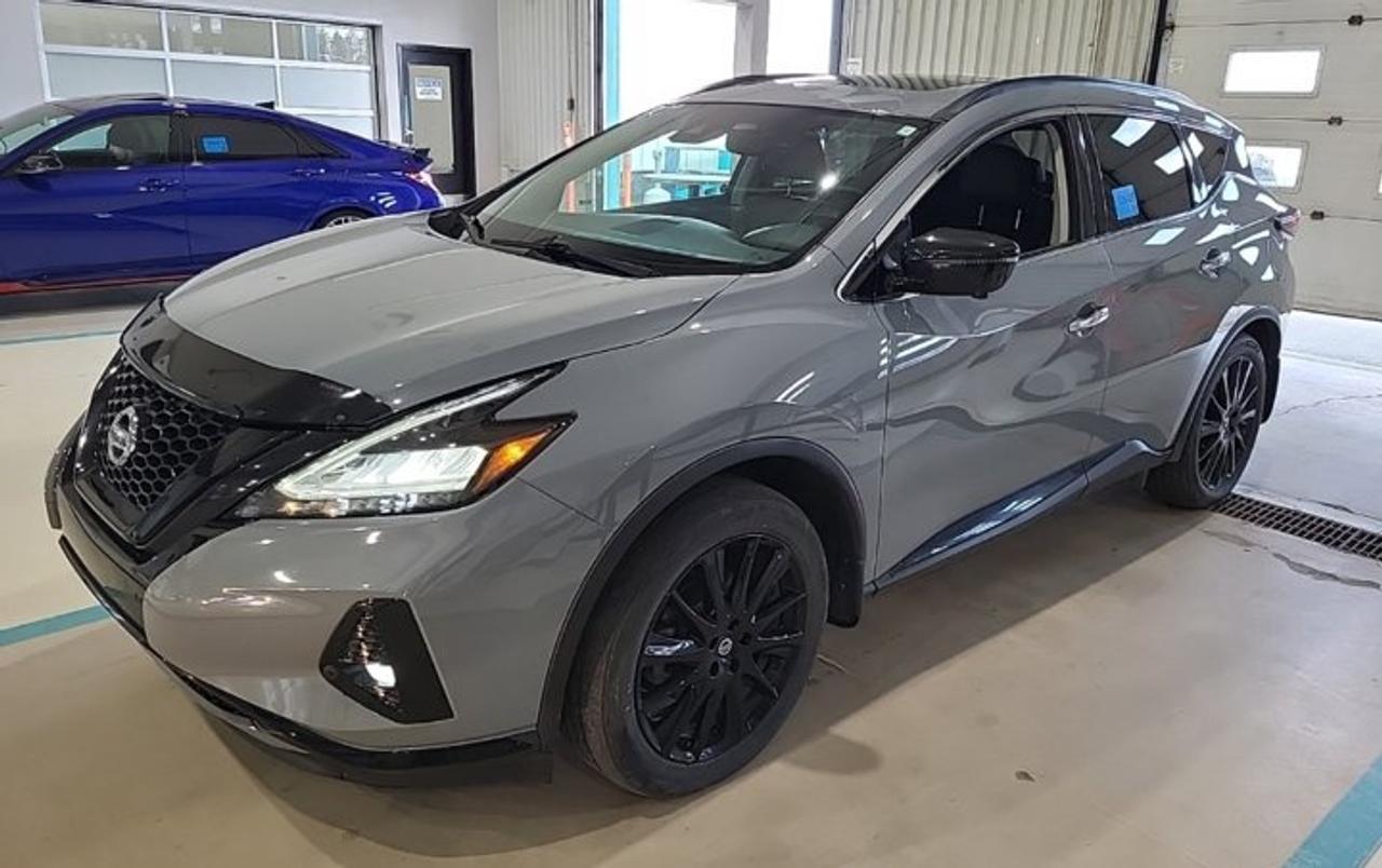 2021 Nissan Murano Midnight Edition AWD | Leather | Sunroof | Nav | Bose | Heated Wheel + Seats | 360 Cam | and More ! Photo0