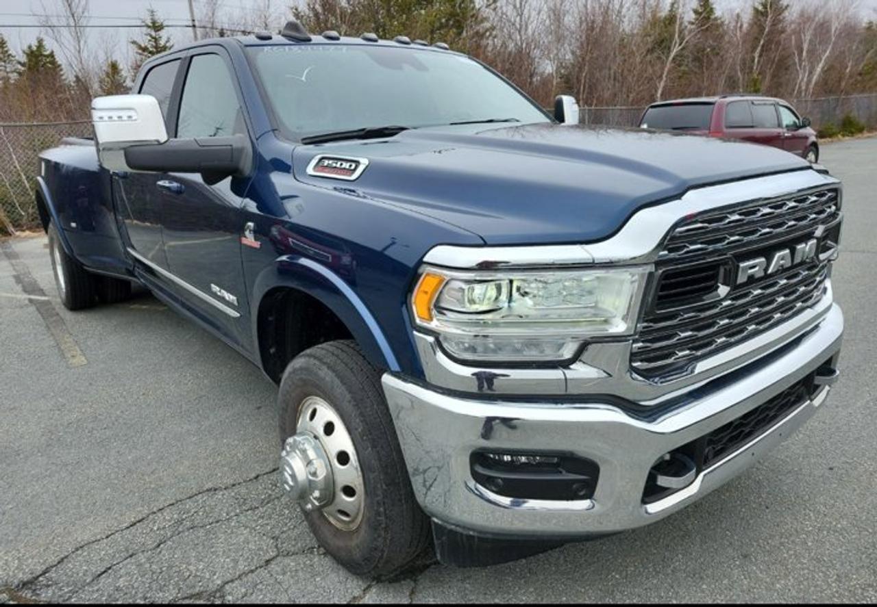 Look at this certified 2024 Ram 3500 Limited Crew 4X4 | H.O. 6.7L Cummins Diesel | Dual Rear Wheels | AISIN Transmission | Leather & More. Its Automatic transmission and 6.7 L engine will keep you going. This Ram 3500 has the following options: Remote Start, Navigation System, Leather, Heated Steering Wheel, Alpine Stereo, Air Conditioning, Air Conditioned Seats, Adaptive Cruise, 360 Camera, and Heated Seats. Stop by and visit us at Mark Wilsons Better Used Cars, 5055 Whitelaw Road, Guelph, ON N1H 6J4.MASSIVE SELECTION: 500+ vehicles in ONE LOCATION, all Live Market Priced for the best value!STRAIGHTFORWARD & TRANSPARENT PRICING: Our Advertised Price INCLUDES:Safety Certification! (No separate certification fee upcharge).FREE Carfax History Report!NO upcharge for paying cash!CONFIDENCE & PEACE OF MIND: 30-Day/3,000 km Warranty INCLUDED! Plus a 5-Day Exchange Privilege!*EASY FINANCING: Better-than-bank rates, $0 Down, and 3 Months No Payments available OAC. BAD CREDIT APPROVED HERE!WE BUY CARS: Get Top Dollar for your trade, or sell us your vehicle for CASH even if you dont buy ours!www.shopwilsons.comAn Honest, Transparent Buying Experience. Trusted in business since 1961!(Cash Prices Exclude HST and Licensing Fees only.)