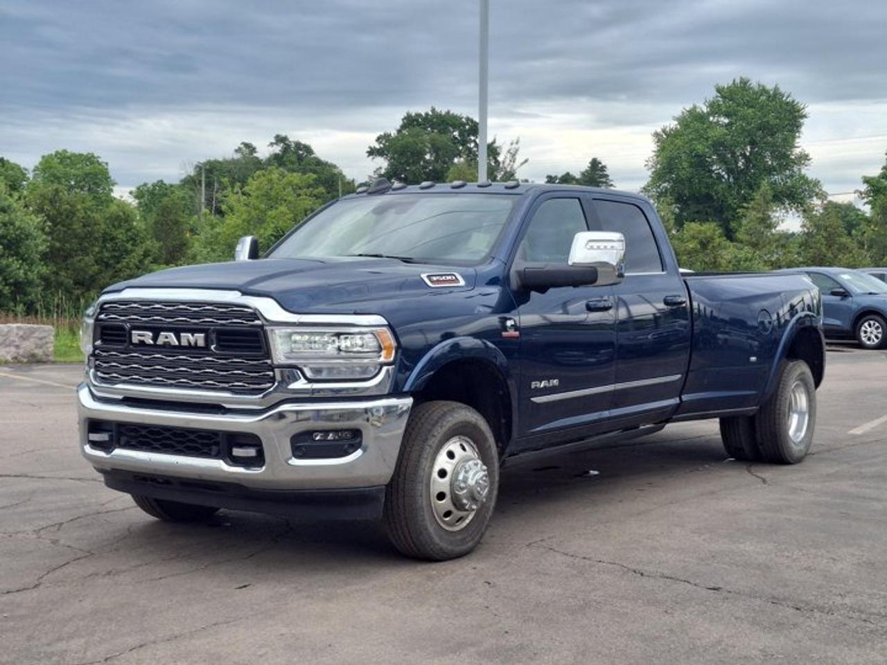 Look at this certified 2024 Ram 3500 Limited Crew 4X4 | H.O. 6.7L Cummins Diesel | Dual Rear Wheels | AISIN Transmission | Leather & More. Its Automatic transmission and 6.7 L engine will keep you going. This Ram 3500 has the following options: Remote Start, Navigation System, Leather, Heated Steering Wheel, Alpine Stereo, Air Conditioning, Air Conditioned Seats, Adaptive Cruise, 360 Camera, and Heated Seats. Stop by and visit us at Mark Wilsons Better Used Cars, 5055 Whitelaw Road, Guelph, ON N1H 6J4.MASSIVE SELECTION: 500+ vehicles in ONE LOCATION, all Live Market Priced for the best value!STRAIGHTFORWARD & TRANSPARENT PRICING: Our Advertised Price INCLUDES:Safety Certification! (No separate certification fee upcharge).FREE Carfax History Report!NO upcharge for paying cash!CONFIDENCE & PEACE OF MIND: 30-Day/3,000 km Warranty INCLUDED! Plus a 5-Day Exchange Privilege!*EASY FINANCING: Better-than-bank rates, $0 Down, and 3 Months No Payments available OAC. BAD CREDIT APPROVED HERE!WE BUY CARS: Get Top Dollar for your trade, or sell us your vehicle for CASH even if you dont buy ours!www.shopwilsons.comAn Honest, Transparent Buying Experience. Trusted in business since 1961!(Cash Prices Exclude HST and Licensing Fees only.)