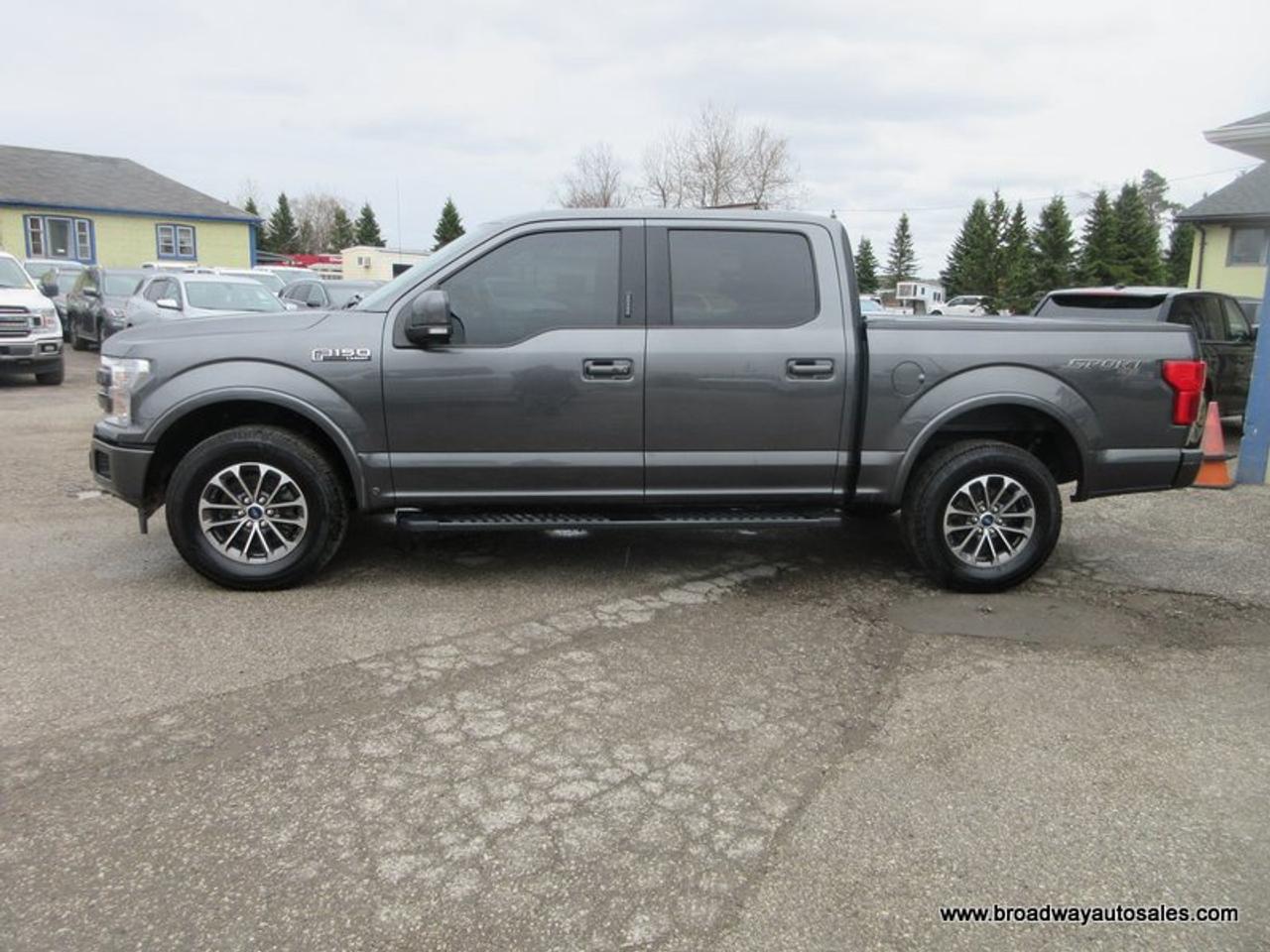 2020 Ford F-150 LOADED LARIAT-MODEL 5 PASSENGER 3.5L - ECO-BOOST.. 4X4.. CREW-CAB.. SHORTY.. NAVIGATION.. LEATHER.. HEATED/AC SEATS.. POWER PEDALS.. BACK-UP CAMERA.. Photo