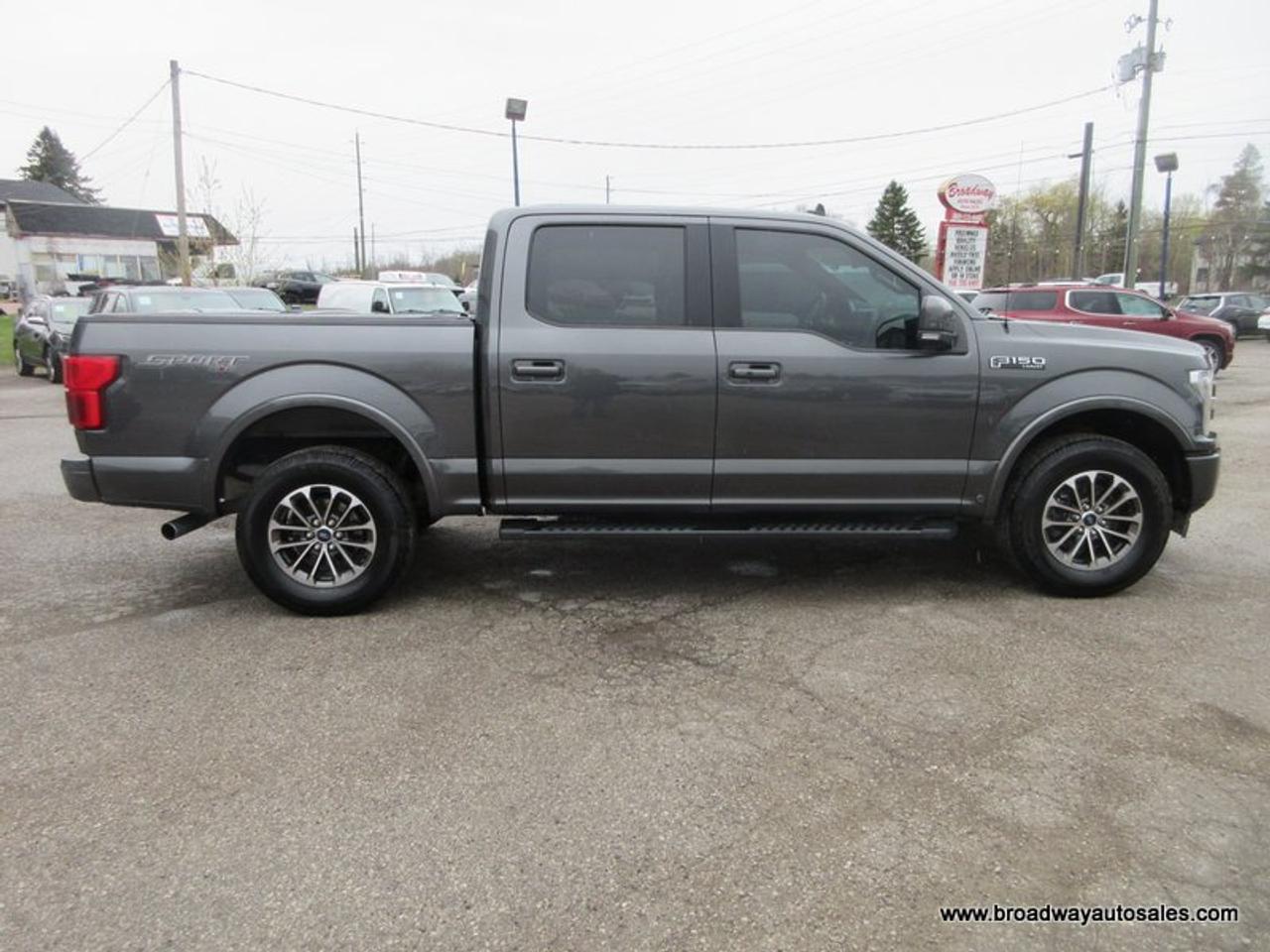 2020 Ford F-150 LOADED LARIAT-MODEL 5 PASSENGER 3.5L - ECO-BOOST.. 4X4.. CREW-CAB.. SHORTY.. NAVIGATION.. LEATHER.. HEATED/AC SEATS.. POWER PEDALS.. BACK-UP CAMERA.. Photo