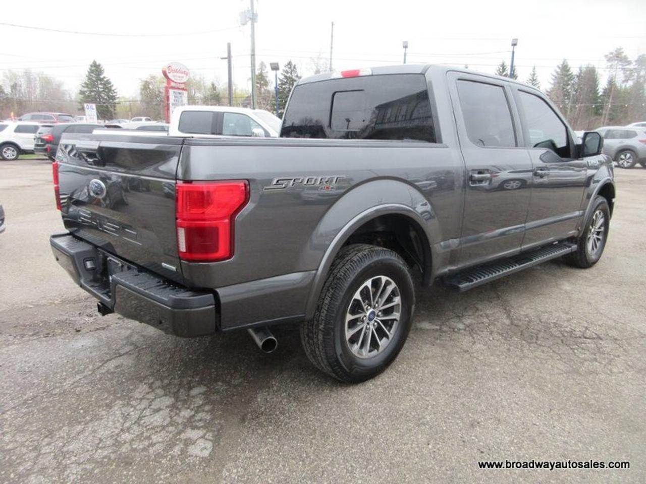 2020 Ford F-150 LOADED LARIAT-MODEL 5 PASSENGER 3.5L - ECO-BOOST.. 4X4.. CREW-CAB.. SHORTY.. NAVIGATION.. LEATHER.. HEATED/AC SEATS.. POWER PEDALS.. BACK-UP CAMERA.. Photo