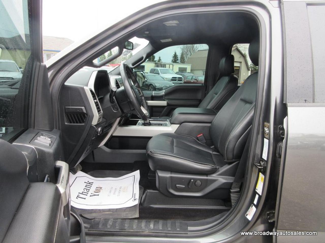 2020 Ford F-150 LOADED LARIAT-MODEL 5 PASSENGER 3.5L - ECO-BOOST.. 4X4.. CREW-CAB.. SHORTY.. NAVIGATION.. LEATHER.. HEATED/AC SEATS.. POWER PEDALS.. BACK-UP CAMERA.. Photo