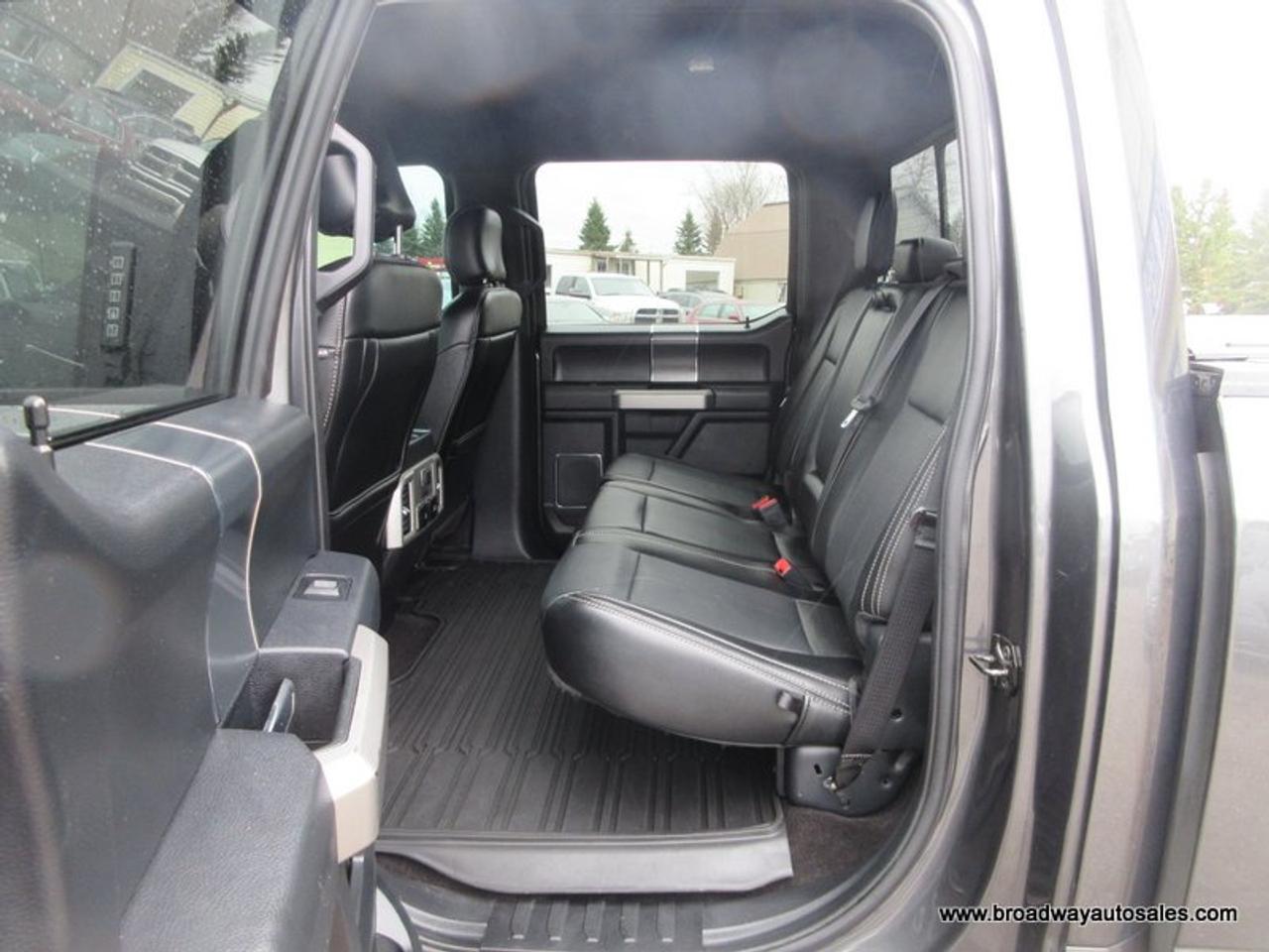 2020 Ford F-150 LOADED LARIAT-MODEL 5 PASSENGER 3.5L - ECO-BOOST.. 4X4.. CREW-CAB.. SHORTY.. NAVIGATION.. LEATHER.. HEATED/AC SEATS.. POWER PEDALS.. BACK-UP CAMERA.. Photo