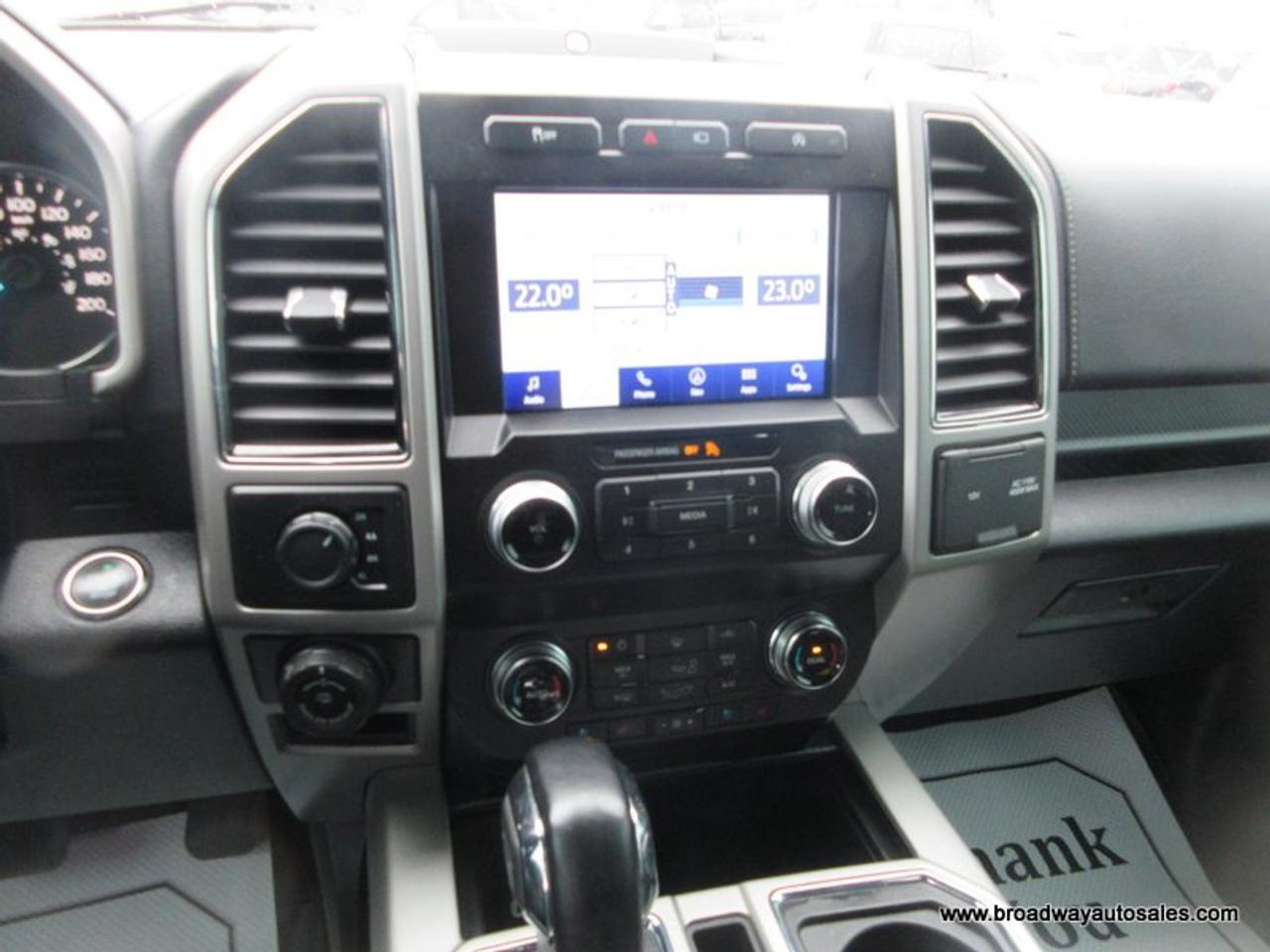 2020 Ford F-150 LOADED LARIAT-MODEL 5 PASSENGER 3.5L - ECO-BOOST.. 4X4.. CREW-CAB.. SHORTY.. NAVIGATION.. LEATHER.. HEATED/AC SEATS.. POWER PEDALS.. BACK-UP CAMERA.. Photo