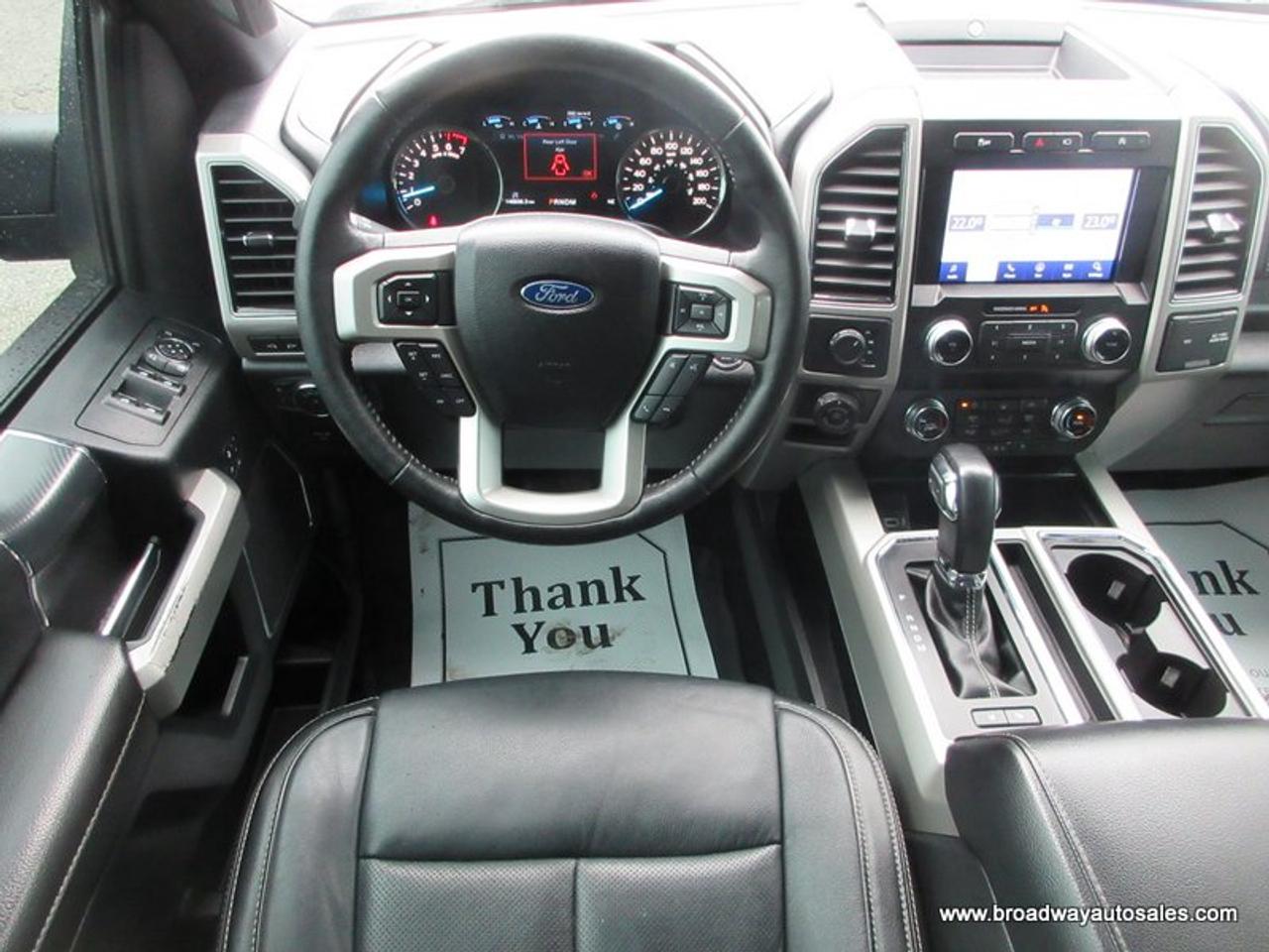 2020 Ford F-150 LOADED LARIAT-MODEL 5 PASSENGER 3.5L - ECO-BOOST.. 4X4.. CREW-CAB.. SHORTY.. NAVIGATION.. LEATHER.. HEATED/AC SEATS.. POWER PEDALS.. BACK-UP CAMERA.. Photo