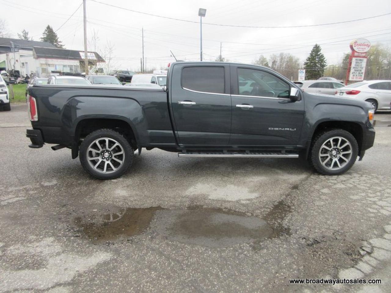 2021 GMC Canyon LOADED DENALI-VERSION 5 PASSENGER 3.6L - V6.. 4X4.. CREW-CAB.. SHORTY.. NAVIGATION.. LEATHER.. HEATED SEATS & WHEEL.. BACK-UP CAMERA.. Photo