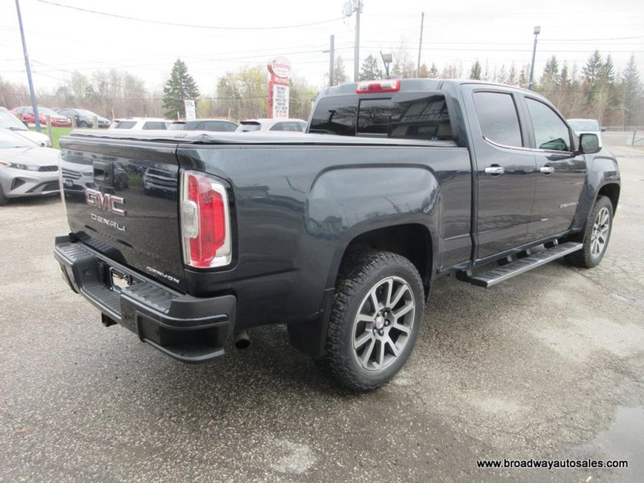 2021 GMC Canyon LOADED DENALI-VERSION 5 PASSENGER 3.6L - V6.. 4X4.. CREW-CAB.. SHORTY.. NAVIGATION.. LEATHER.. HEATED SEATS & WHEEL.. BACK-UP CAMERA.. Photo