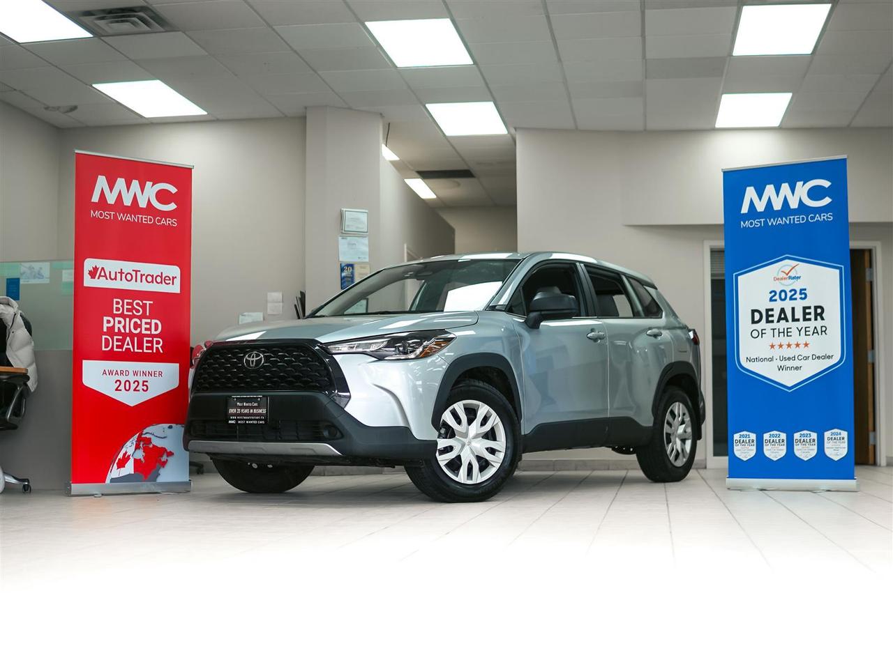 <div style=text-align: justify;><span style=font-size: 10.5pt; font-family: "Times New Roman", serif; font-variant: normal; vertical-align: baseline; white-space: pre-wrap;>Awarded Canada&rsquo;s #1 rated used car dealership with a 4.9/5 rating with 5,000+ reviews. Safety certification included in advertised price. Serving you at our Guelph and Kitchener locations please call to book your appointment. Financing available with rates as low as 6.36% O.A.C.</span><span style=background-color: transparent; font-size: 10.5pt; font-family: Arial, sans-serif; color: rgb(0, 0, 0); font-variant: normal; vertical-align: baseline; white-space: pre-wrap;> </span><span style=font-size:14px;><span style=font-family:times new roman,times,serif;>This new arrival has a CLEAN CARFAX with no accidents and is also a one owner Canadian (Ontario) vehicle with Maple Toyota service records. High-value options included with this vehicle are; lane departure warning, adaptive cruise control, pre-collision, heated seats, app connect, back up camera and touchscreen, offering immense value.<br />&nbsp;<br /><strong>Why Choose Most Wanted Cars</strong><br />At Most Wanted Cars, we&rsquo;re not just a dealership, we&rsquo;re a place where our customers send their family and friends. Since 1975, our family owned and operated business has been proud to offer the best financing options in Kitchener-Waterloo-Cambridge, Guelph, and the surrounding areas. We&rsquo;re proud to be recognized as DealerRater&rsquo;s National Winner for Used Car Dealers in 2023, 2024 & 2025, with an A+ rating from the Better Business Bureau with over&nbsp;</span></span>5,000&nbsp;<span style=font-size:14px;><span style=font-family:times new roman,times,serif;>customer reviews averaging 4.9/5. Most units are one owner, accident free, clean CarProof, low km, Canadian vehicles, local vehicles, odor free and smoke free. We offer a wide selection of Certified Pre-Owned vehicles, each backed by a free CarProof report, with no liens, full safety inspected, with a multi-point inspection. All vehicles are freshly serviced with an oil change and units can be vehicle detailed upon request, ensuring they&rsquo;re ready for the road. Many of our vehicles are dealer serviced and include the balance of factory warranty for added peace of mind. Every vehicle is thoroughly reconditioned and presented in excellent condition, because at Most Wanted Cars you deserve nothing less!<br />To serve you better, we have two convenient locations:<br />&nbsp;</span></span></div><ol><li style=text-align: justify;><span style=font-size:14px;><span style=font-family:times new roman,times,serif;><strong>600 Elmira Rd N, Guelph &ndash; 519 822 2227</strong></span></span></li><li style=text-align: justify;><span style=font-size:14px;><span style=font-family:times new roman,times,serif;><strong>1620 King Street East, Kitchener &ndash; 519 772 3040</strong></span></span></li></ol><div style=text-align: justify;><span style=font-size:14px;><span style=font-family:times new roman,times,serif;>&nbsp;<br />Visit us at <a href=http://www.mostwantedcars.ca/>www.mostwantedcars.ca</a> to explore our full inventory and complete an easy online finance application for exclusive online preferred rates. Interest rates offered as low as 6.46% on approved credit.<br /><em>Note: Prices listed are available for financing purchases only, with approved credit. The cash price is $975 more for other payment methods. Taxes and licensing are not included in the listed price.</em><br />&nbsp;<br />Most Wanted Cars also provides additional protection options at exclusive pricing, including the Fresh Start Platinum Package, rust protection, ceramic coating, gap insurance, extended warranties, walk-away insurance, and road hazard protection, among others. For more details, please consult with your sales representative.</span></span></div>