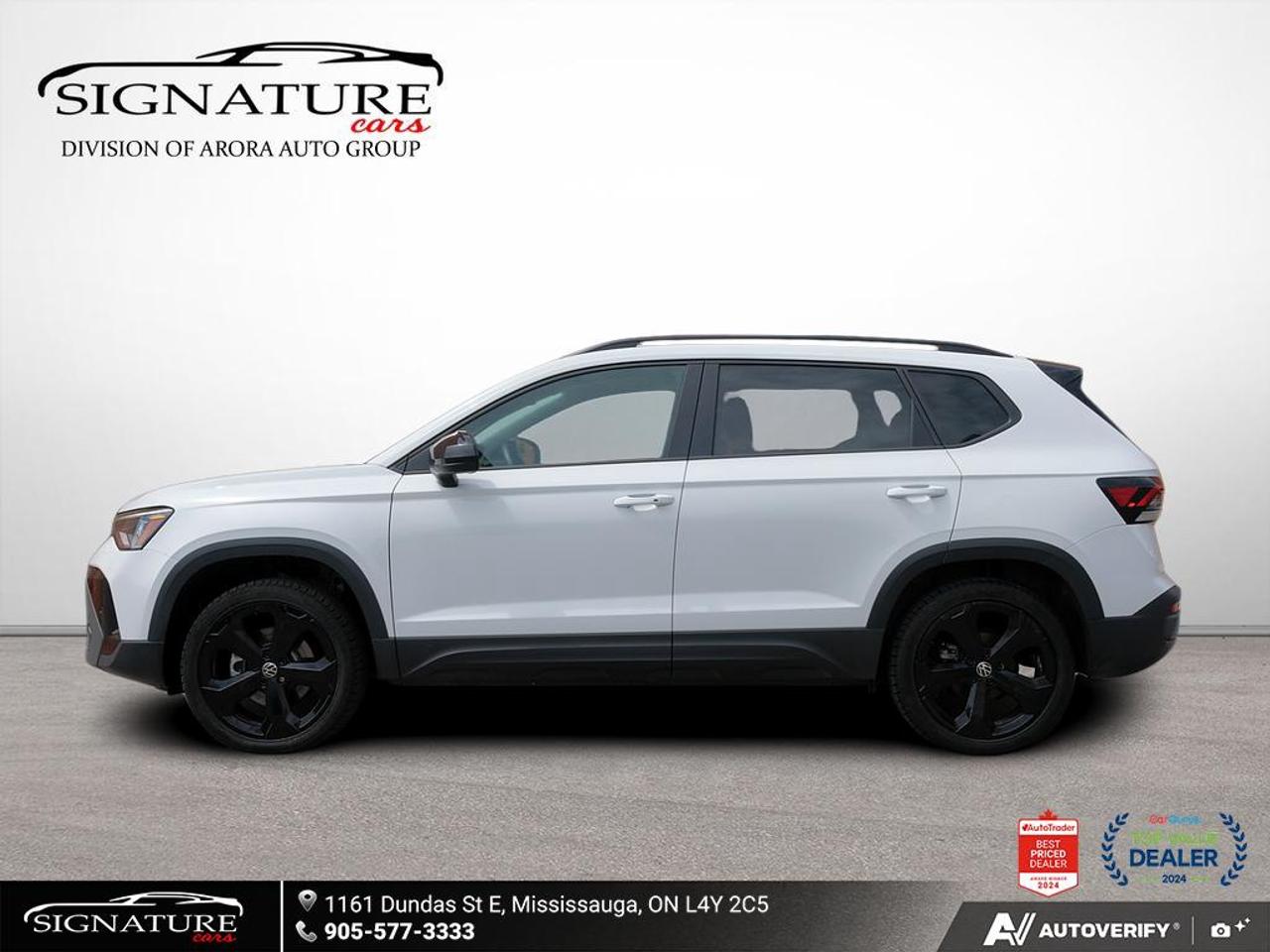 2025 Volkswagen Taos Comfortline Black No Accident Panoramic Roof ACC Photo