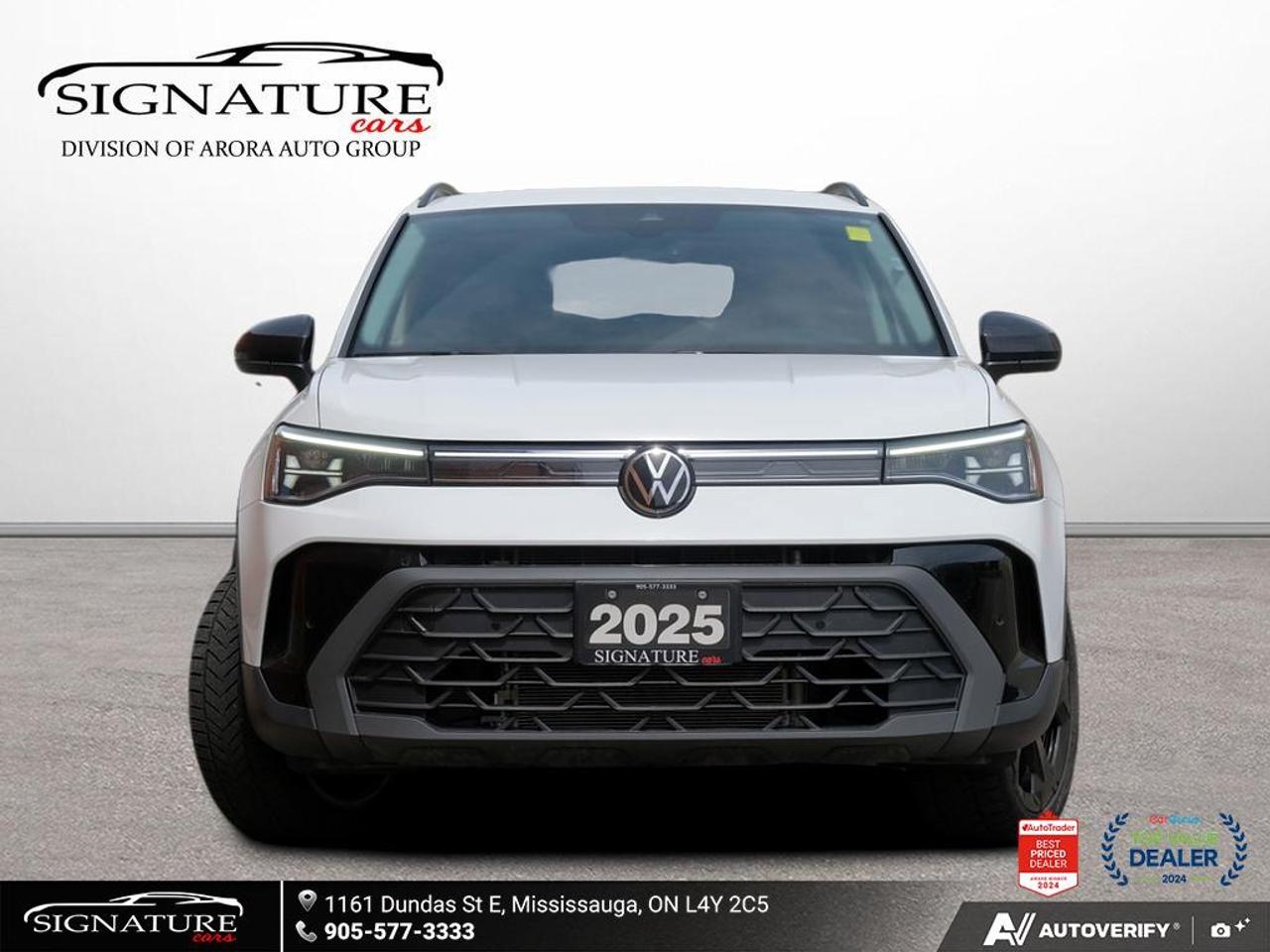 2025 Volkswagen Taos Comfortline Black No Accident Panoramic Roof ACC Photo