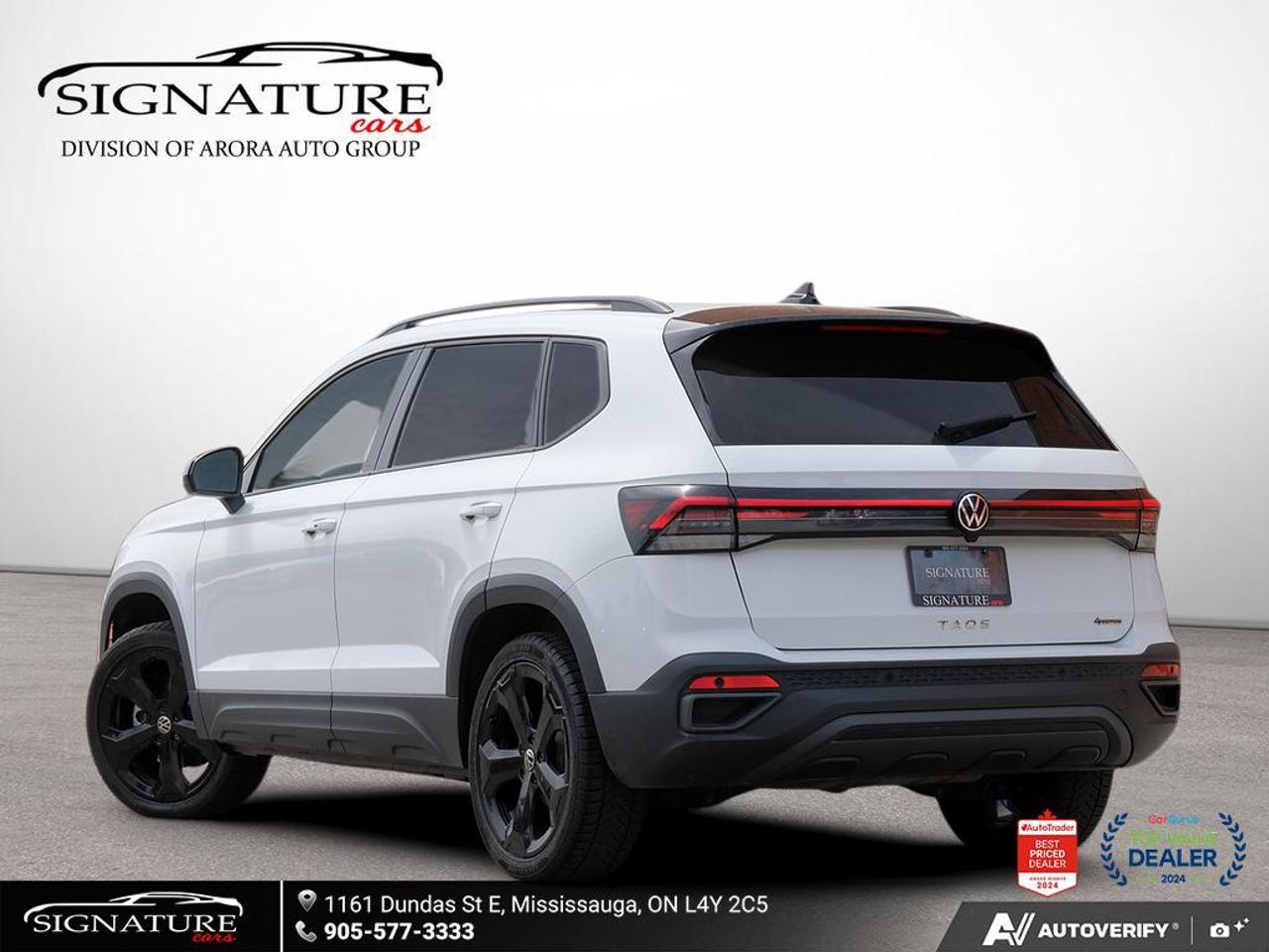 2025 Volkswagen Taos Comfortline Black No Accident Panoramic Roof ACC Photo
