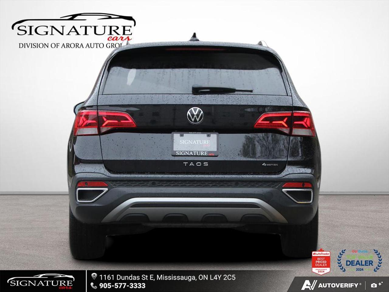 2022 Volkswagen Taos Highline 4Motion Panoramic Roof Leather Photo4
