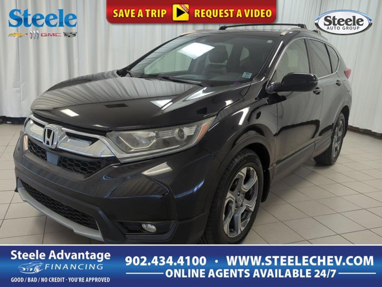 This 2017 Honda CR-V Ex-L is a smart choice for drivers who want comfort, confidence, and everyday versatility in one well-rounded SUV. Offered by Steele Chevrolet Buick GMC in Dartmouth, this used Honda comes finished in Black and shows 145,073 km. Its efficient 1.5-litre intercooled turbocharged 4-cylinder gas engine, CVT, and all-wheel drive setup make it well suited for changing Maritime weather and daily travel alike.The 2017 Honda CR-V Ex-L earned strong praise when it arrived for its roomy cabin, refined road manners, and practical design. This four-door SUV delivers a balanced driving experience with easy handling, useful cargo flexibility, and the elevated seating position many drivers want. For families, commuters, and weekend travellers, the CR-V Ex-L continues to stand out as a dependable and thoughtfully engineered option in the compact SUV segment.FEATURES OF THE CR-V Ex-LTurbocharged 1.5-litre four-cylinder gas engineContinuously variable transmission for smooth drivingAll-wheel drive for added tractionFour-door SUV with versatile interiorADVANCED SAFETY FEATURESStability control supports confident everyday handlingAnti-lock brakes help maintain steering controlTraction management assists on slippery roadsAdvanced airbag system enhances occupant securityThe 2017 Honda CR-V Ex-L was designed with safety in mind, giving drivers reassuring control in varied road conditions. Its all-wheel drive system helps manage grip in rain, slush, and snow, while core active safety systems support stable, predictable handling. This is the kind of SUV that feels composed and secure through busy city traffic or longer highway trips.PERFORMANCE AND EFFICIENCYTurbo engine delivers responsive everyday powerCVT supports smooth steady accelerationAll-wheel drive boosts year-round confidenceEfficient design helps reduce fuel stopsUnder the hood, the 2017 Honda CR-V Ex-L uses a 1.5-litre turbocharged 4-cylinder engine that gives a strong mix of usable power and efficiency. The CVT helps keep the drive smooth and relaxed, especially in stop-and-go traffic. The result is a compact SUV that feels easy to live with, whether you are commuting across Dartmouth or heading out for a weekend drive.COMFORT AND CONVENIENCEFour doors provide easy passenger accessElevated ride height improves outward visibilitySpacious cabin supports daily family usePractical layout keeps controls within reachInside, the 2017 Honda CR-V Ex-L is known for its roomy feel and smart cabin design. The higher seating position gives a clear view of the road, while the interior layout is simple and user-friendly. This SUV was built to make daily driving easier, with a practical approach that suits school runs, errands, and road trips.TECHNOLOGY AND CONNECTIVITYClear driver information display placementUser-friendly controls simplify daily operationModern cabin design feels intuitiveConvenient interface supports connected drivingHonda gave the 2017 Honda CR-V Ex-L a modern interior environment focused on ease of use. The controls are placed where drivers expect them, helping reduce distraction and improve day-to-day convenience. Its well-organized dash and accessible information displays contribute to a cabin that feels current, functional, and welcoming.CARGO SPACERear cargo area supports busy lifestylesFlexible storage suits groceries or gearWide opening helps loading larger itemsSUV design adds practical hauling versatilityOne of the biggest strengths of the 2017 Honda CR-V Ex-L is its useful cargo area. It offers the kind of flexibility compact SUV shoppers want, with space for shopping bags, sports equipment, travel gear, or work items. The rear area is easy to access, making loading and unloading simple during active daily use.AWARDS & RECOGNITIONSTop Safety Pick, Insurance Institute for Highway Safety, 2017Best Buy Award, The Car Guide, 2017WHAT OTHER OWNERS LIKEComfortable ride quality on longer tripsStrong cargo versatility for daily needsConfident all-wheel drive in winterEfficient turbo engine with smooth CVTThis 2017 Honda CR-V Ex-L remains a popular SUV because it covers the essentials so well. It is efficient, easy to drive, practical, and well suited to Canadian conditions. For shoppers looking for a used SUV with proven appeal, flexible space, and a refined feel, this Black CR-V Ex-L at Steele Chevrolet Buick GMC in Dartmouth deserves a close look.This 2017 Honda CR-V Ex-Ls VIN is: 2HKRW2H89HH121345 .