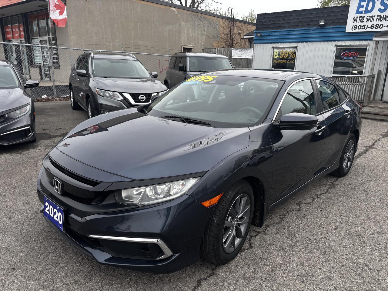2020 Honda Civic EX, Sunroof, Lane Departure Assist, Remote Starter Photo2