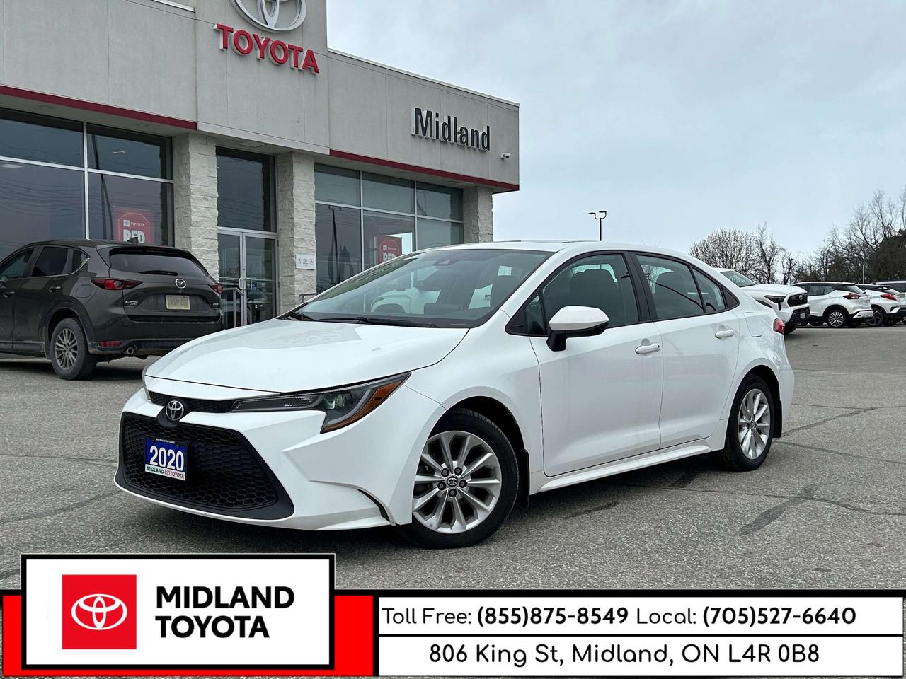 2020 Toyota Corolla LE Upgrade   Moonroof   Heated Wheel Photo0