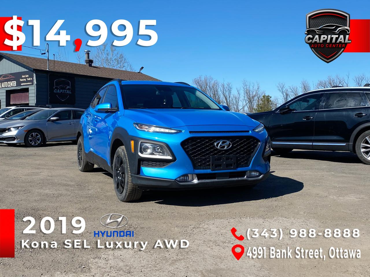 2019 Hyundai KONA Luxury AWD Photo0