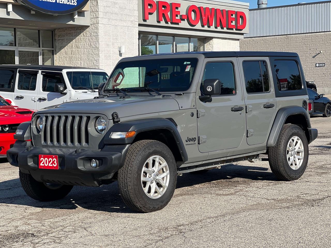 2023 Jeep Wrangler Sport S w/NAV & Sound, Tow Pkg, Cold Weather, Tech Photo1