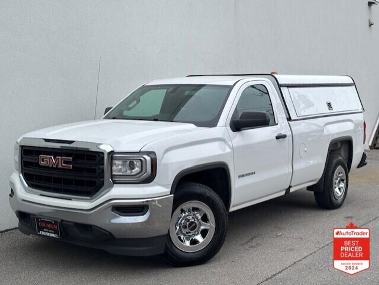2018 GMC Sierra 1500 V8 REGULAR CAB-8' LONG BOX-CAMERA-CAP-BED SLIDE!! Photo