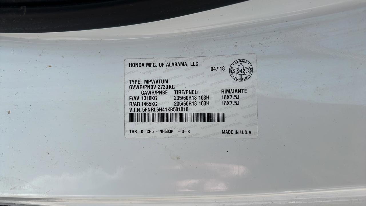 2019 Honda Odyssey  Photo