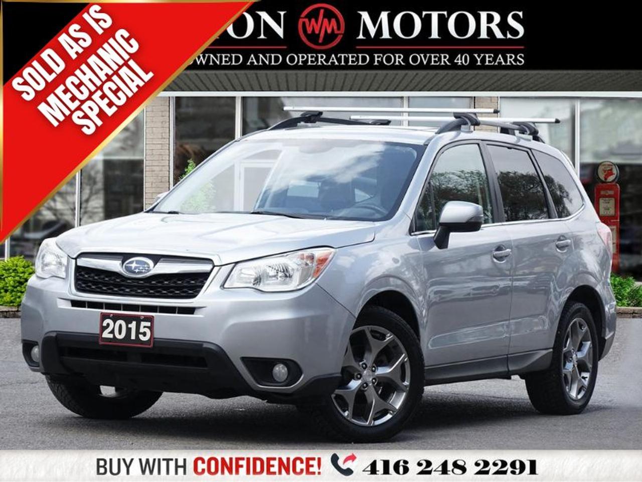 2015 Subaru Forester i Limited w/Tech Pkg*SUNROOF*AS IS