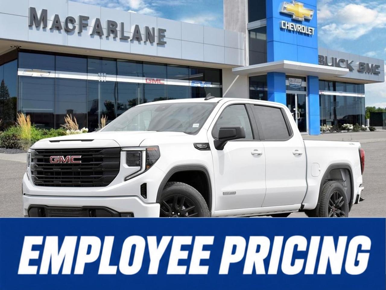 <p>Make a bold impression in this new <strong>2026 GMC Sierra 1500 Elevation Crew Cab Short Box 4-Wheel Drive</strong>, available at MacFarlane Chevrolet Buick GMC in Petrolia, Ontario.</p><p>Powered by the proven <strong>5.3L EcoTec3 V8 engine</strong> and paired with a smooth 10-speed automatic transmission, this Sierra Elevation delivers strong, responsive performance for commuting, towing, hauling and everyday driving.</p><p>The Elevation trim features a distinctive monochromatic exterior, a bold grille with Gloss Black accents, LED fog lamps and stylish Gloss Black aluminum wheels. Its confident stance and modern GMC design help it stand out at the job site, on the highway or around town.</p><p>The spacious Crew Cab provides generous passenger room, while the practical short cargo box offers versatile space for tools, equipment, sports gear and weekend projects.</p><p>Inside, the Sierra Elevation offers a comfortable, technology-focused cabin with heated front seats, a heated steering wheel, a large touchscreen infotainment system and a configurable digital Driver Information Centre. Wireless Apple CarPlay and Android Auto compatibility provide convenient access to compatible smartphone applications, navigation, calls, messages and music.</p><p>Four-wheel drive provides additional traction and control during changing Ontario weather, on gravel roads and around demanding worksites. Advanced GMC safety and driver-assistance technologies add confidence during everyday travel.</p><p>Visit <strong>MacFarlane Chevrolet Buick GMC</strong>, proudly serving Petrolia, Sarnia, Strathroy, London, Lambton County and Southwestern Ontario since 1922.</p><p><strong>Call 519-882-1090 today to confirm availability or schedule your test drive.</strong></p>