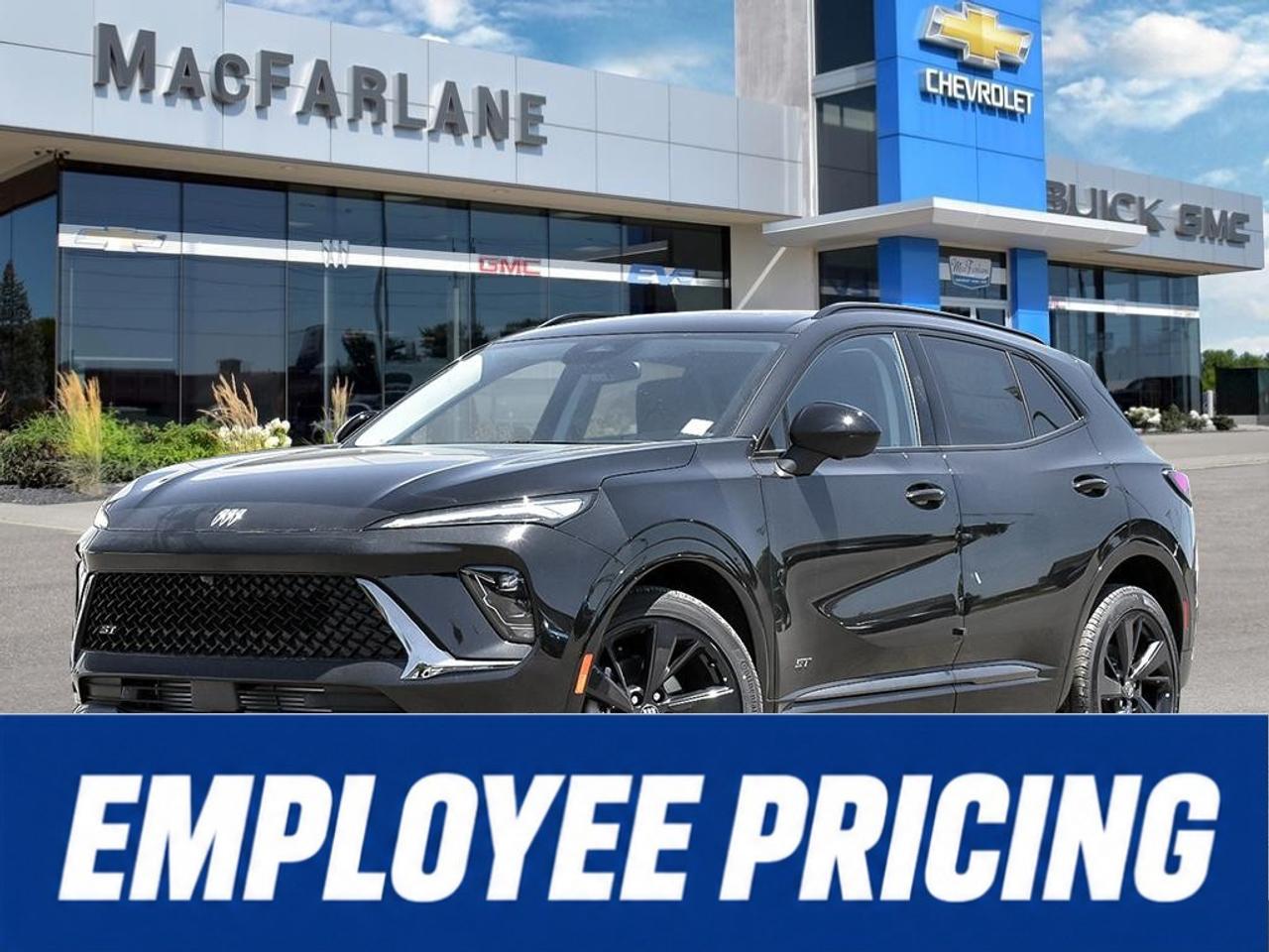 <p>Experience athletic design, premium comfort and confident all-season capability in this new <strong>2026 Buick Envision Sport Touring All-Wheel Drive</strong>. Available at MacFarlane Chevrolet Buick GMC in Petrolia, Ontario, this sophisticated compact SUV is ideal for daily commuting, family transportation and weekend travel throughout Southwestern Ontario.</p><p>Powered by a responsive <strong>2.0L turbocharged four-cylinder engine</strong> paired with a smooth <strong>nine-speed automatic transmission</strong>, the Envision delivers refined performance on city streets and highways. Intelligent All-Wheel Drive with active twin clutch provides enhanced traction and control when travelling through rain, snow and changing road conditions.</p><p>The Sport Touring trim stands out with an intricate Black mesh grille, Gloss Black exterior accents and bold <strong>20-inch Carbon Flash Metallic-painted alloy wheels</strong>. Inside, enjoy perforated leather-appointed front seats with synthetic suede inserts, ST-embossed head restraints, a leather-wrapped flat-bottom steering wheel and alloy sport pedals.</p><p>Stay connected through the impressive <strong>30-inch ultrawide digital display</strong>, Google built-in compatibility, wireless smartphone charging, Bose nine-speaker premium audio and a Head-Up Display. A comprehensive suite of Buick safety and driver-assistance technologies provides additional awareness and confidence on every journey.</p><p>Visit MacFarlane Chevrolet Buick GMC to explore this <strong>2026 Buick Envision Sport Touring AWD for sale near Sarnia, Strathroy, London and throughout Lambton County</strong>.</p>