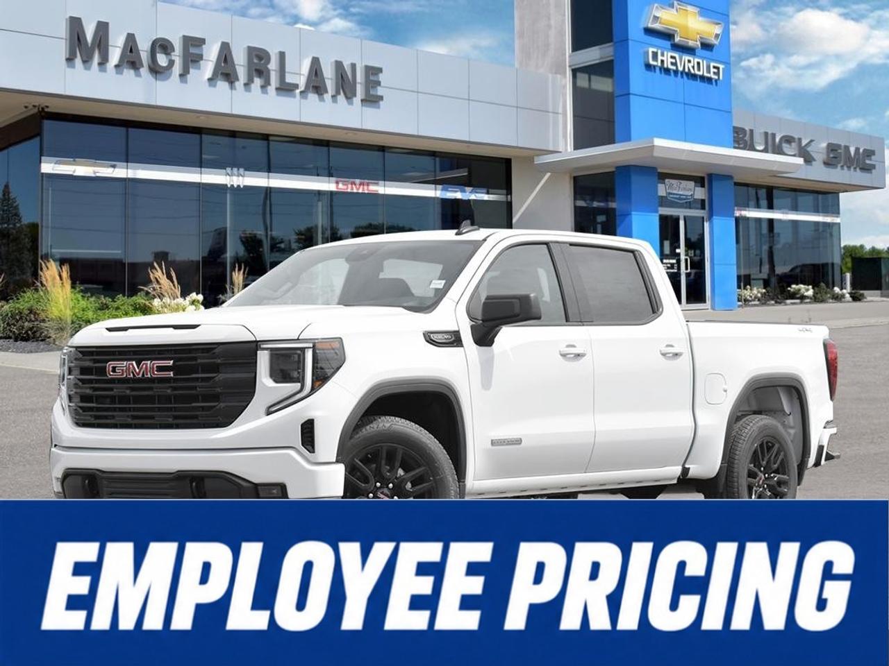 <h1></h1><p>Bring bold styling, proven V8 performance and professional-grade capability to every drive in this new <strong>2026 GMC Sierra 1500 Elevation Crew Cab Short Box 4-Wheel Drive</strong>, available at MacFarlane Chevrolet Buick GMC in Petrolia, Ontario.</p><p>Powered by the <strong>5.3L V8 gasoline engine</strong> and paired with a smooth <strong>10-speed automatic transmission</strong>, this Sierra Elevation delivers confident performance for towing, hauling, highway travel and everyday driving.</p><p>The Elevation trim makes a strong impression with its monochromatic exterior, body-colour grille header, Gloss Black mesh grille inserts, LED fog lamps and bold 20-inch Gloss Black-painted aluminum wheels.</p><p>Its spacious Crew Cab provides comfortable passenger room, while the versatile short cargo box offers practical space for tools, equipment, recreational gear and weekend projects.</p><p>Inside, the Sierra Elevation features a modern, driver-focused cabin with heated front seats, a heated steering wheel, a <strong>13.4-inch diagonal Premium GMC Infotainment System</strong> and a configurable <strong>12.3-inch diagonal Driver Information Centre</strong>.</p><p>Wireless smartphone connectivity provides convenient access to compatible navigation, calls, messages, music and applications.</p><p>The four-wheel-drive system provides added traction and control during changing Ontario weather, on gravel roads and around demanding worksites. GMC safety and driver-assistance technologies help provide additional awareness and confidence behind the wheel.</p><p>Whether you need a capable work truck, a comfortable daily driver or a versatile pickup for weekend travel, the 2026 GMC Sierra 1500 Elevation delivers an excellent combination of V8 capability, advanced technology and bold GMC design.</p><p>Visit <strong>MacFarlane Chevrolet Buick GMC</strong>, proudly serving Petrolia, Sarnia, Strathroy, London, Lambton County and Southwestern Ontario since 1922.</p><p><strong>Call 519-882-1090 today to confirm availability or schedule your test drive.</strong></p>