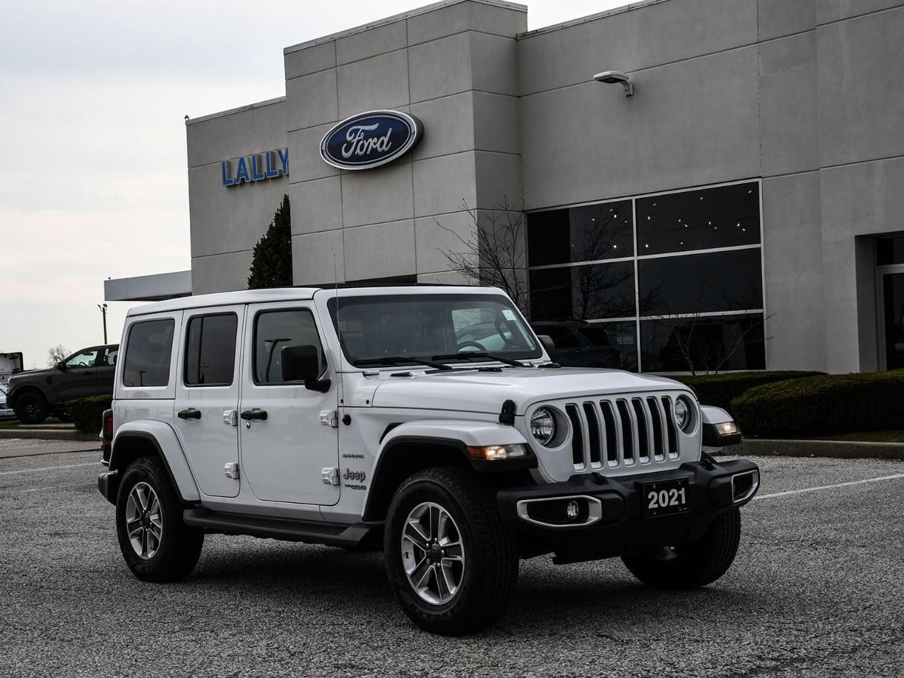 2021 Jeep Wrangler Unlimited Sahara CONVERTIBLE HARDTOP | PANORAMIC ROOF | HTD SEATS | REMOTE START Photo