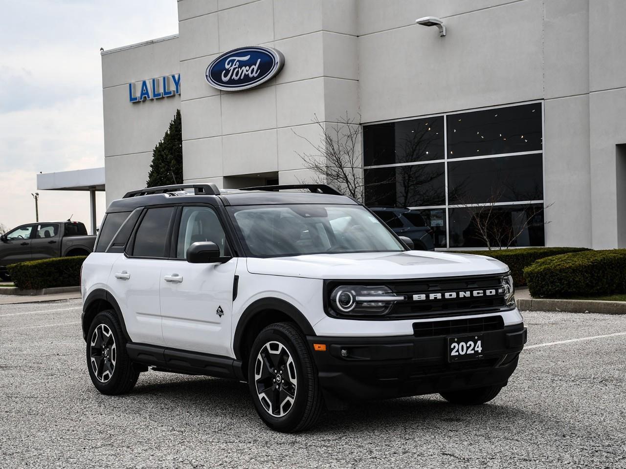 <p>This 2024 Ford Bronco Sport Outer Banks AWD is in excellent condition, it is accident free and comes with a free vehicle history report.</p><p>Heated seats, heated steering wheel, remote start, cruise control, lane keeping system, pre-collision assist, reverse camera, Bluetooth, Sirius XM ready, and much more. All Pre-Owned vehicles come standard with one key. If we received additional keys from the previous owner they will be with the vehicle upon delivery at no cost. Additional keys may be purchased at customers requested and expense.</p><p>We use no haggle, no hassle live market pricing to make sure you are getting the best deal possible. Save time and money and book your test drive today!</p><p>Our finance department deals with all of the major banks and lenders and we will do everything we can to get you approved and secure the lowest interest rate possible.</p><p>Full factory warranty remains until 60,000kms, powertrain warranty remains until 100,000kms, extended warranty options are available.</p><p><strong> Special Sale price listed is available to finance purchases only on approved credit. Price of vehicle may differ with other forms of payment.</strong></p>