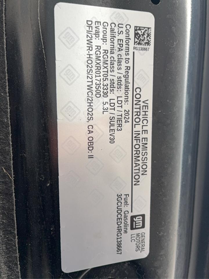 2024 Chevrolet Silverado 1500 CustomTrailBoss Z71 CrewCab4WD 5.3L8cylGas 6'7"Box Photo