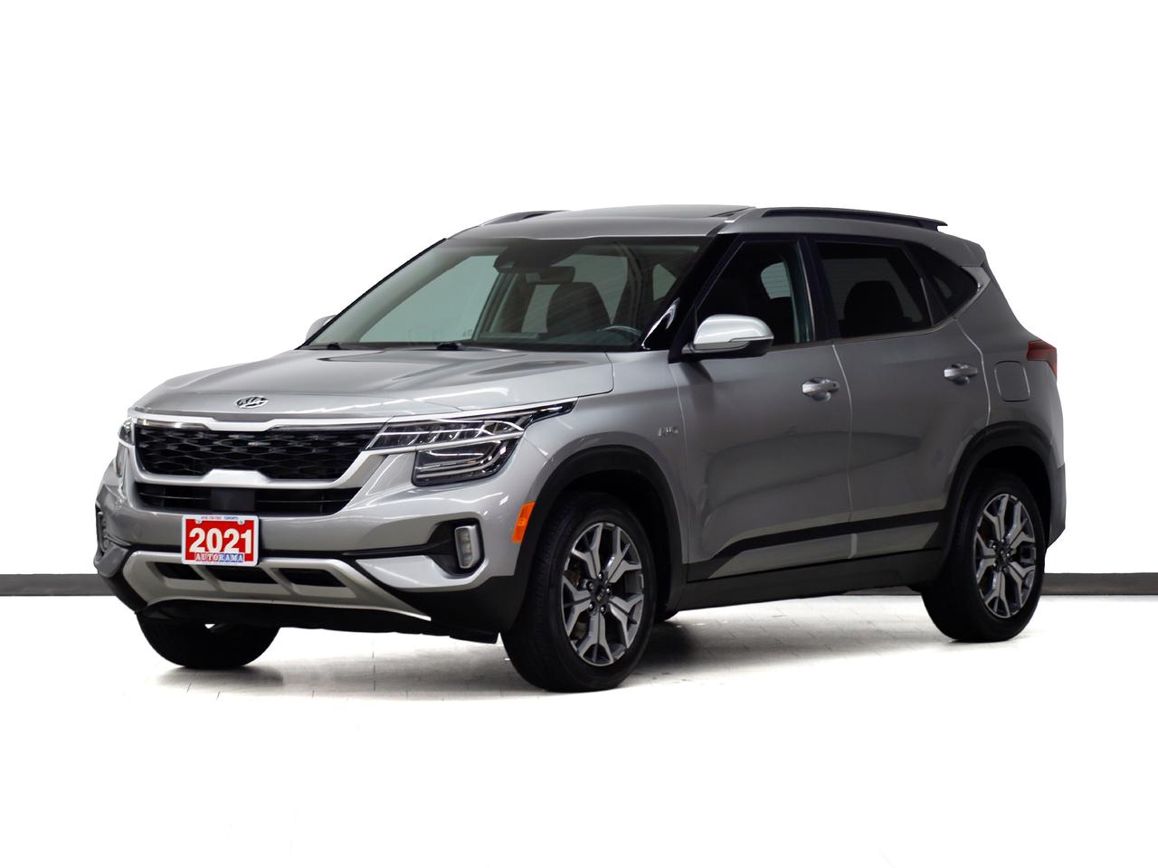 2021 Kia Seltos SX TURBO AWD | Nav | Sunroof | Leather | CarPlay