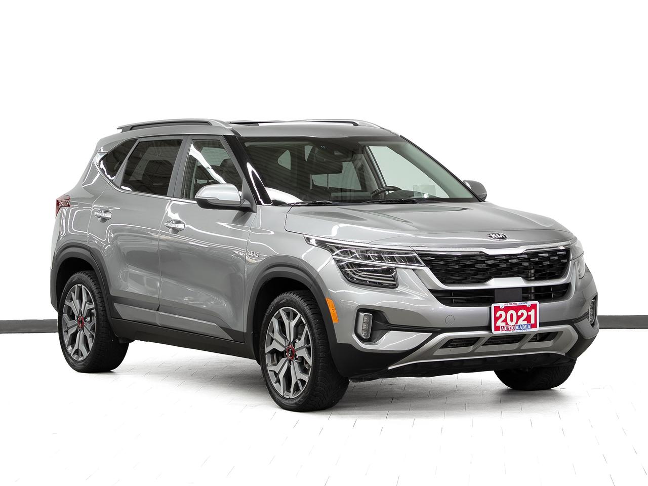 2021 Kia Seltos SX TURBO AWD | Nav | Sunroof | Leather | CarPlay