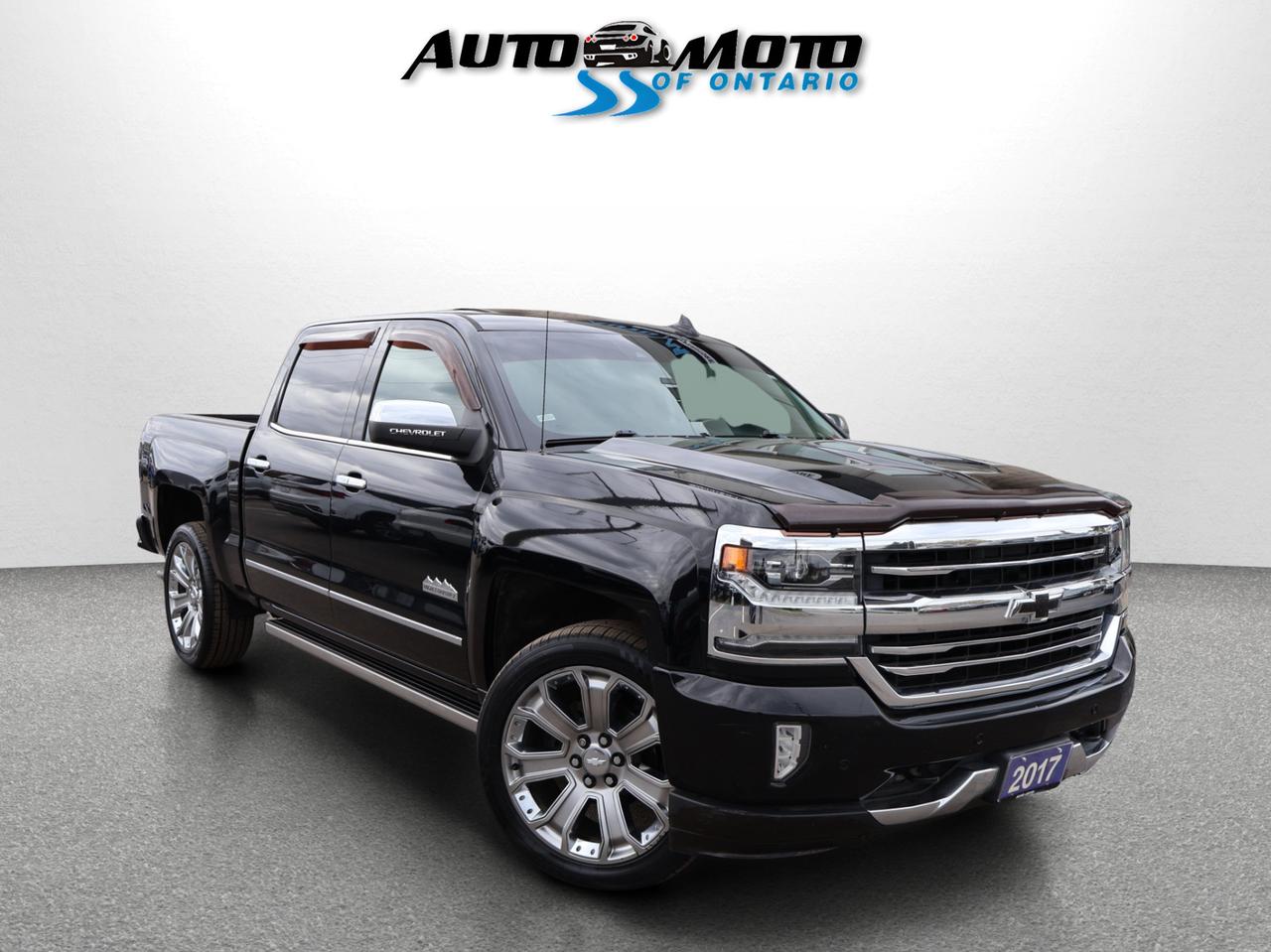 2017 Chevrolet Silverado 1500 V8 HIGH COUNTRY 4WD CERTIFIED *20 SERVICE RECORDS* CAMERA NAV BLUETOOTH LEATHER HEATED SEATS SUNROOF CRUISE ALLOYS - Photo #1