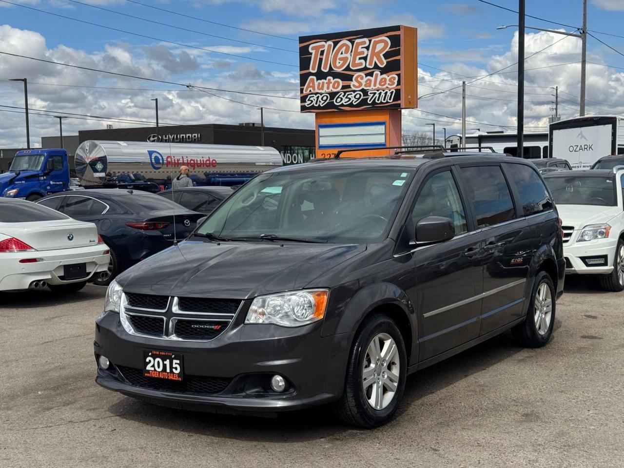 2015 Dodge Grand Caravan CREW PLUS, LEATHER, NAVI, 175KMS, CERTIFIED
