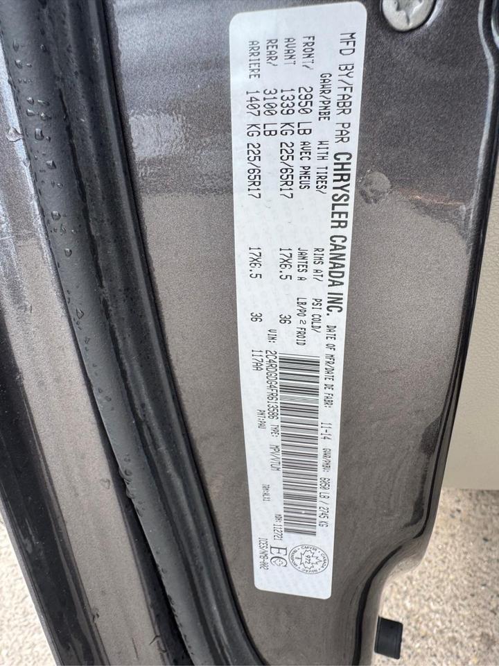 2015 Dodge Grand Caravan CREW PLUS, LEATHER, NAVI, 175KMS, CERTIFIED Photo