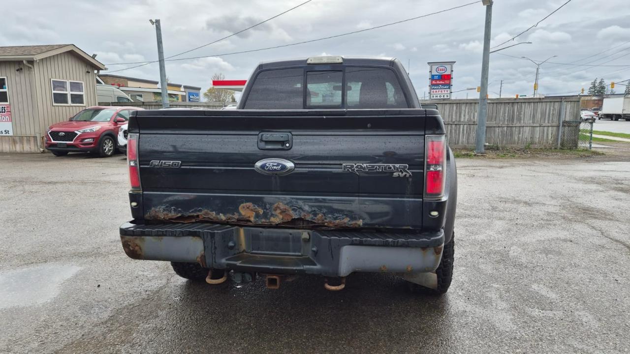 2010 Ford F-150 SVT Raptor, EXT CAB, 6.2L V8, RUNS WELL, AS IS Photo3