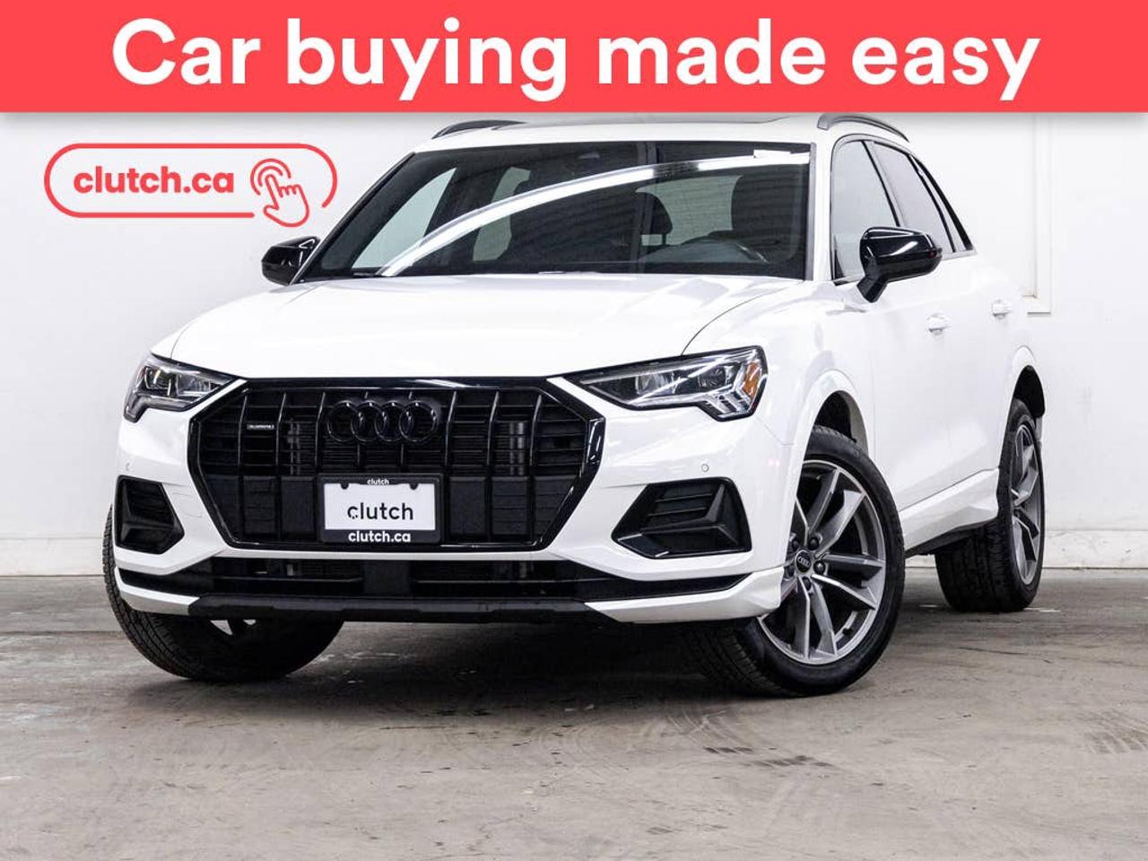 Rain Sensing Wipers, Electric Parking Brake, Brake Assist and more!<br> <br>Clutch is the largest online used car retailer in Canada, delivering a seamless, hassle-free car-buying experience to drivers everywhere. Shop thousands of used cars online, get the right one delivered to your door, and enjoy peace of mind with our 10-Day Money-Back Guarantee. How sweet is that? To learn more, visit clutch.ca.<br> <br>The top features for this car include:<br> <br>Auto Stop/Start<br>Rain Sensing Wipers<br>Electric Parking Brake<br>Brake Assist<br>Power Tailgate/Hatch<br>Front Heated Seats<br>Power Lumbar Support<br>Folding Rear Seats<br>Climate Control<br>Dual Zone Front Climate Control<br>Rear Climate Vents<br>Speed-Sensitive Volume<br>Bluetooth Music<br>Touchscreen Display<br>Cruise Control<br>12V Outlet<br>Hands Free Device Connectivity<br>Apple CarPlay<br>Android Auto<br>USB Input<br>Keyless Entry<br>Push Button Start<br>Passive Keyless Entry<br>Forward Collision Mitigation<br>Pedestrian Detection<br>Heated Steering Wheel<br>One-Touch Windows<br>Rear Window Defroster<br>Panoramic Sunroof<br>Hill Assistance<br>Rear View Camera<br>Parking Sensors<br>Rear Parking Sensors<br>Power Driver Seat<br>Ambient Lighting<br>Blindspot Sensors<br>Wireless Charging<br> <br>Seamless home delivery - Delivery to your door in a matter of days. Available on select packages.<br> <br>Try it out for 10 days - If you do not like it, we will take it back. <br> <br>Quality assured - All cars go through our rigorous 210-point inspection and reconditioning process.<br> <br>Peace of mind - Warranty and protection plans available.<br> <br>Haggle-free - No haggling or hard sells.<br> <br>100% Transparency - Full inspection reports on every car, including high-res photography and a free Carfax report.<br> <br>Listed price is for cash purchase only and does not include taxes, Shipping Fees (if applicable), Delivery Fees (if applicable), government licensing fees.<br> <br>Previous Provincial Registrations:<br>Ontario<br> <br>Stock # 100956