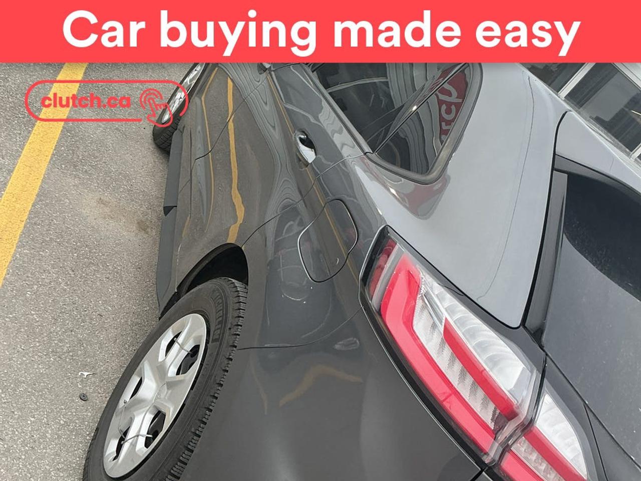 <br> <br>Clutch is the largest online used car retailer in Canada, delivering a seamless, hassle-free car-buying experience to drivers everywhere. Shop thousands of used cars online, get the right one delivered to your door, and enjoy peace of mind with our 10-Day Money-Back Guarantee. How sweet is that? To learn more, visit clutch.ca.<br> <br>Seamless home delivery - Delivery to your door in a matter of days. Available on select packages.<br> <br>Try it out for 10 days - If you do not like it, we will take it back. <br> <br>Quality assured - All cars go through our rigorous 210-point inspection and reconditioning process.<br> <br>Peace of mind - Warranty and protection plans available.<br> <br>Haggle-free - No haggling or hard sells.<br> <br>100% Transparency - Full inspection reports on every car, including high-res photography and a free Carfax report.<br> <br>Listed price is for cash purchase only and does not include taxes, Shipping Fees (if applicable), Delivery Fees (if applicable), government licensing fees.<br> <br>Stock # 10097
