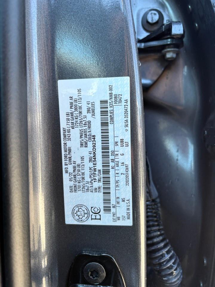2022 Ford F-150 XLT 4WD SuperCrew 6.5' Box Photo