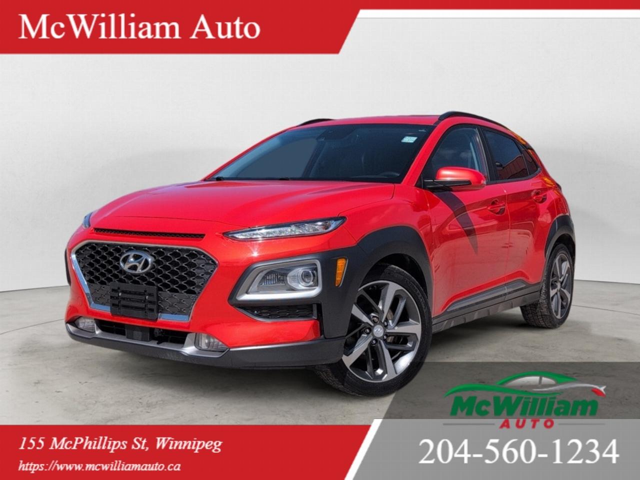 Used 2020 Hyundai KONA Ultimate AWD | ACC  LKAS  BSM | HTD STS & Wheel | Locking Diff | for sale in Winnipeg, MB