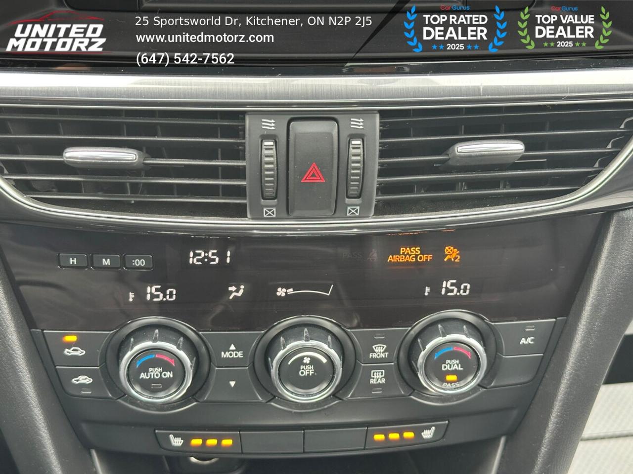 2015 Mazda MAZDA6 2.5L Auto GT FWD~SAFETY CERTIFIED~ Photo