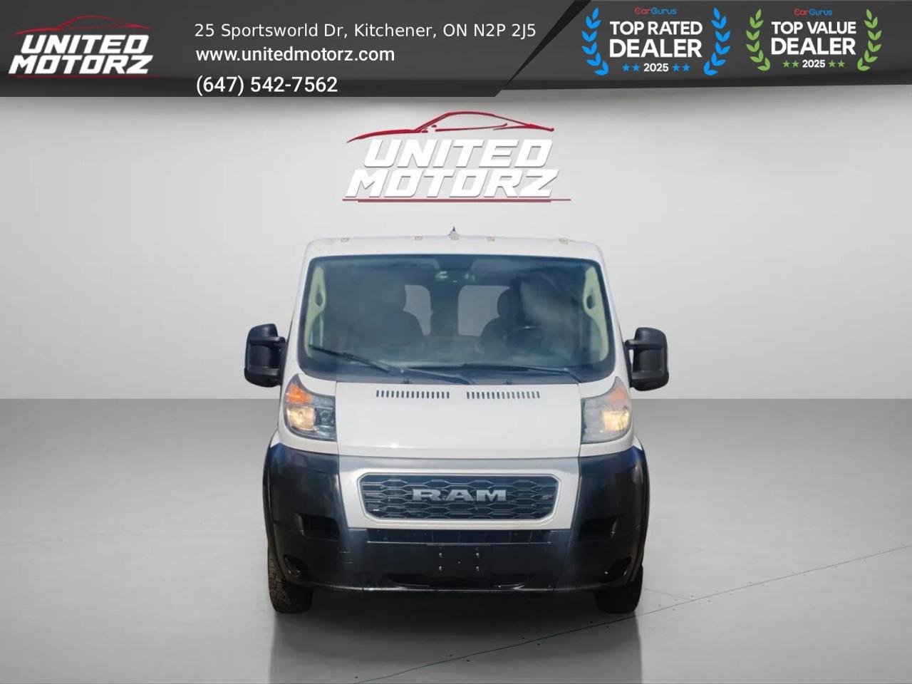 2020 RAM Cargo Van ProMaster 1500 Low Roof 136" WB~25 Service Records Photo