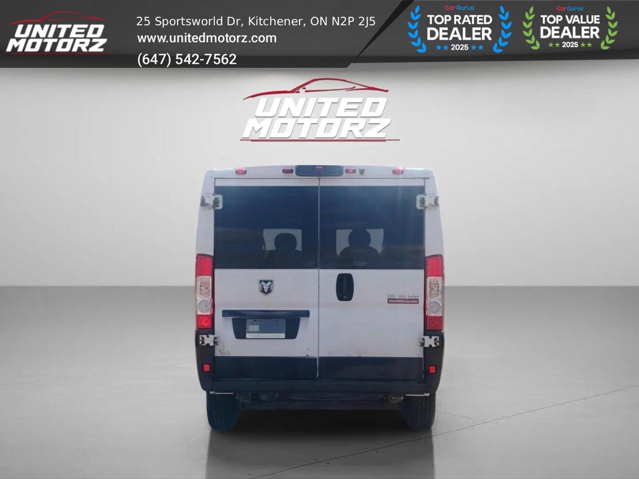 2020 RAM Cargo Van ProMaster 1500 Low Roof 136" WB~25 Service Records Photo