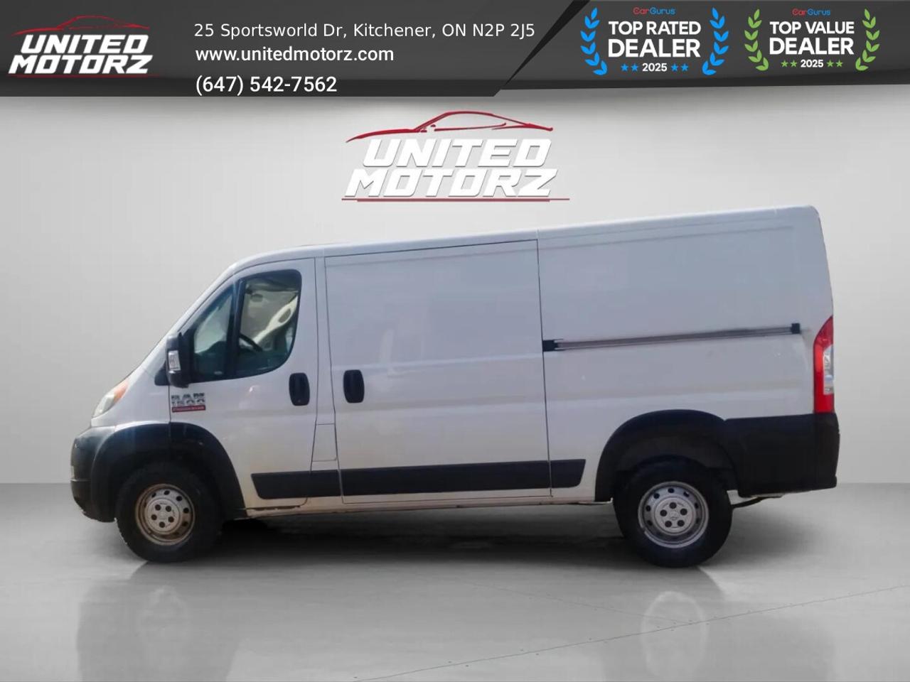 2020 RAM Cargo Van ProMaster 1500 Low Roof 136" WB~25 Service Records Photo