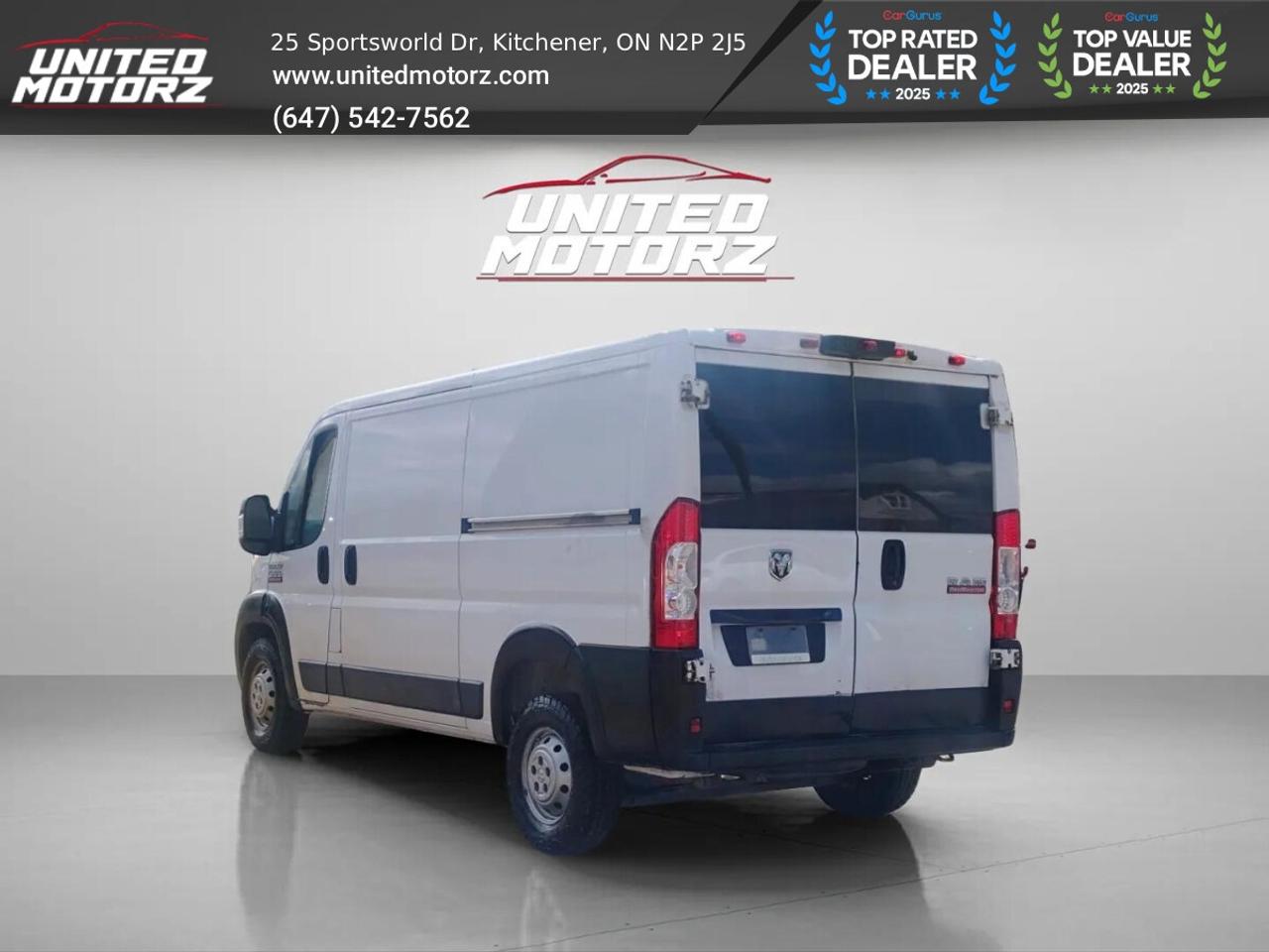 2020 RAM Cargo Van ProMaster 1500 Low Roof 136" WB~25 Service Records Photo