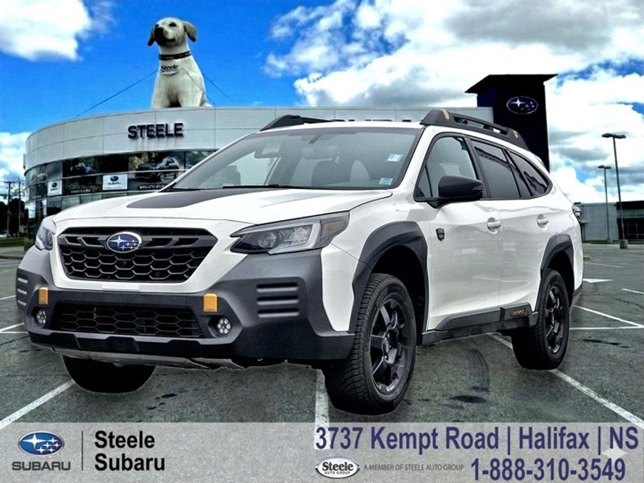 2022 Subaru Outback Wilderness | Symmetrical AWD | Turbocharged Boxer | X-Mode | All-Terrain CapabilitySubaru Certified Pre-Owned (CPO) | Rates as low as 3.99%* | CPO Warranty IncludedA purpose-built Outback that feels right at home on Nova Scotia roads, from smooth highway runs across the MacKay Bridge to gravel detours out toward a favourite lake or trailhead. Its designed for drivers who want everyday comfort with real capability when the road turns rough.The Outback Wilderness sits apart in the lineup as the most rugged and adventure-focused trim, combining added ground clearance and off-road capability with Subarus proven all-weather confidence. Power comes from the turbocharged 2.4L Boxer engine paired with a CVT, delivering strong low-end response and relaxed highway cruising. Subaru Symmetrical All-Wheel Drive works with a dual-function X-Mode system, giving the vehicle secure traction on loose surfaces, wet pavement, and uneven terrain. The driving character remains composed and stable, with a slightly firmer, more planted feel that suits both daily driving and weekend exploration. This configuration balances everyday usability with real backroad confidence, making it a strong fit for Nova Scotia conditions year-round.Performance & Safety2.4L turbocharged DOHC Boxer engineContinuously variable transmissionSubaru Symmetrical All-Wheel DriveEyeSight Driver Assist with adaptive cruise controlPre-collision braking and lane centering assistVehicle Dynamics Control and traction controlDual-function X-Mode with hill descent controlComfort & TechHeated front and rear seats and heated steering wheelWater-repellent StarTex upholstery11.6-inch touchscreen infotainment systemApple CarPlay & Android AutoKeyless entry with push-button startDual-zone automatic climate controlPower rear liftgatePower drivers seatPower sunroofTo learn more or schedule a test drive, contact Steele Subaru in Halifax. This Outback Wilderness is a natural choice for drivers looking to make the most of Nova Scotias backroads and summer weekends.SUBARU CERTIFIED PRE-OWNEDThis vehicle is Subaru Certified Pre-Owned, having successfully passed a comprehensive 160-Point Inspection completed by Subaru factory-trained technicians to ensure quality and peace of mind. Any needed repair or maintenance is performed before the vehicle is certified, so it meets Subarus standards for safety, security, and performance. Every Subaru CPO vehicle includes a CARFAX Vehicle History Report for full transparency. Your Subaru CPO also includes a Certified Limited Warranty with coverage based on age and mileage (minimum 3-month/5,000-km), with upgrade options available through Subaru Protection Plan. For added confidence, Subaru 360 C.A.R.E. 24-hour roadside assistance backed by CAA is included across Canada and the U.S., and youll receive a one-time 10-day / 1,000-km exchange privilege with the selling dealer. Buy with confidence knowing this vehicle has been thoroughly checked and prepared to Subarus standards. Trade-ins are always welcome, and were here to help make your next vehicle purchase smooth and worry-free.Ask us about flexible financing or extended warranty options.*Limited time purchase financing offer provided through Subaru Financial Services by TCCI for qualifying Subaru Certified Pre-Owned Vehicles on approved credit. Rates are subject to change without notice. See your participating Subaru dealer for complete details, terms and conditions.CARFAX Canada No Reported Accidents All Wheel Drive, All-Weather Soft-Touch Upholstery, Alloy wheels, AM/FM radio: SiriusXM, Automatic temperature control, Fully automatic headlights, Heated front seats, Heated rear seats, Power driver seat, Power Liftgate, Power moonroof, Suba