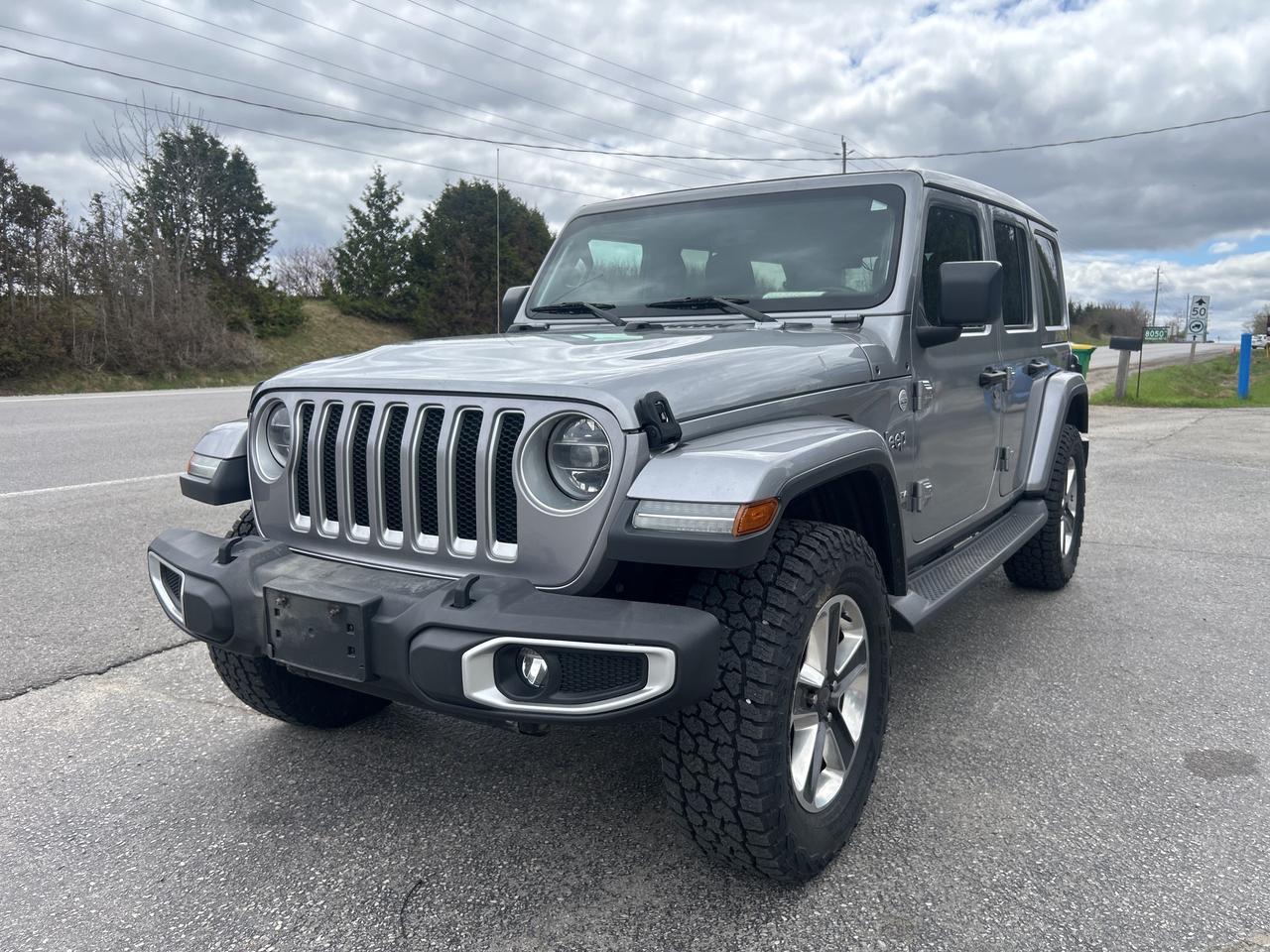 Used 2019 Jeep WRANGLER UNLIMITED Sahara, Heat Package, Nav, Bluetooth, Back Up Cam for sale in Fergus, ON