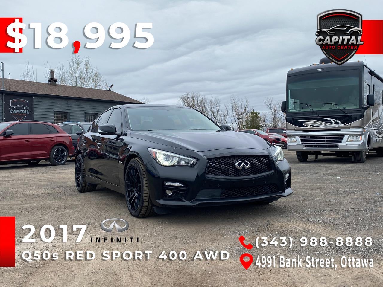 2017 Infiniti Q50 Red Sport 400 Photo0